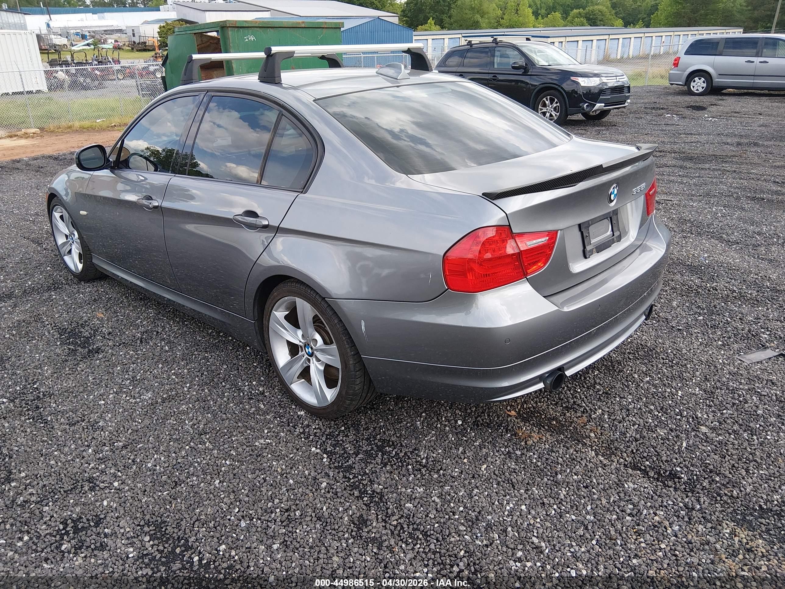 2011 Bmw 335i   Gray vin: WBAPM5C58BE576302