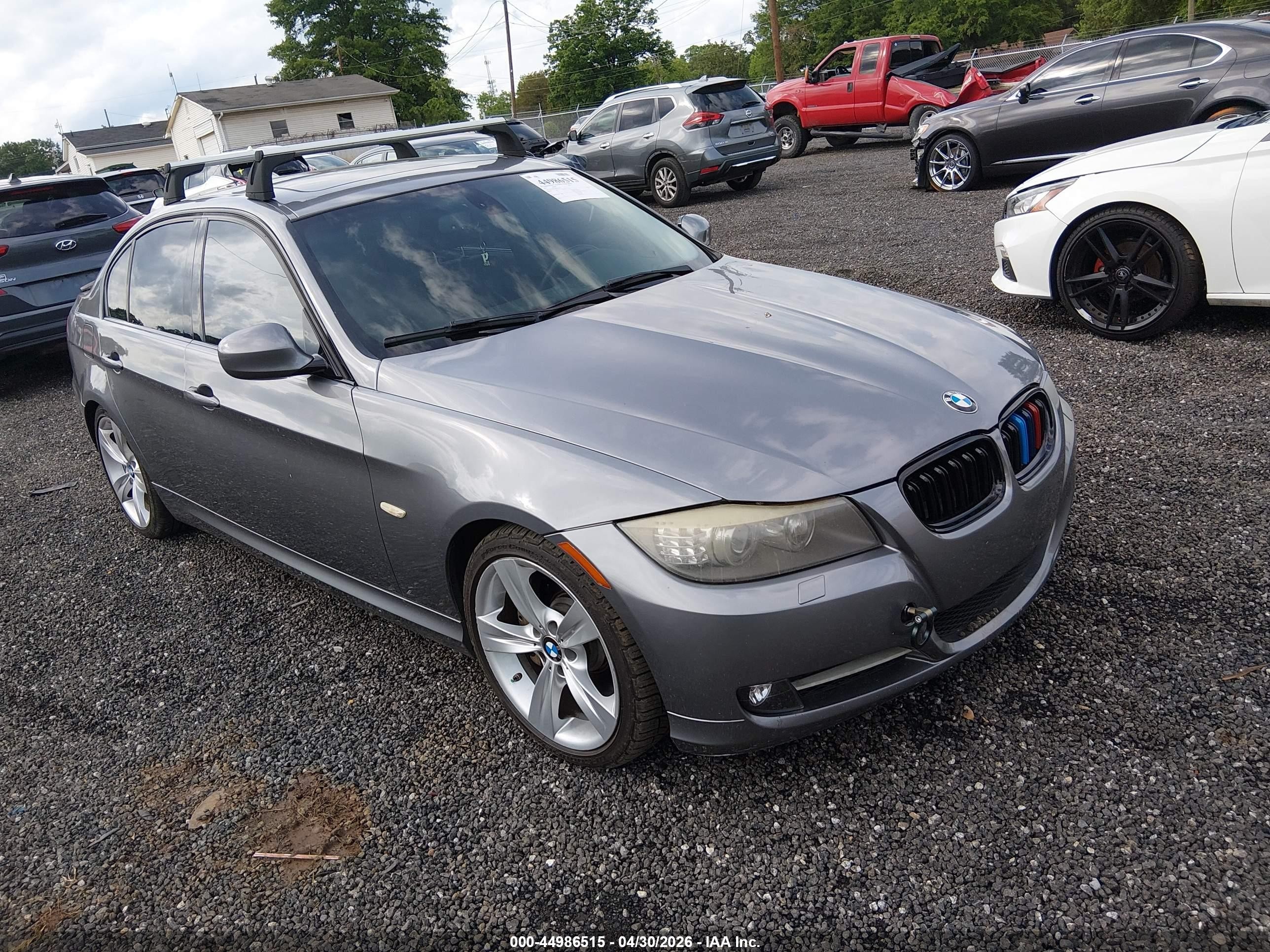 2011 Bmw 335i   Gray vin: WBAPM5C58BE576302