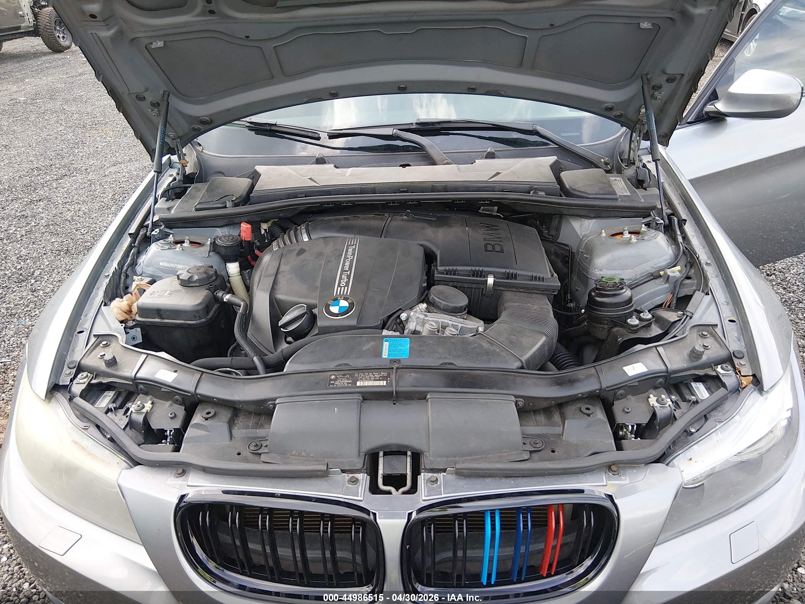 2011 Bmw 335i   Gray vin: WBAPM5C58BE576302