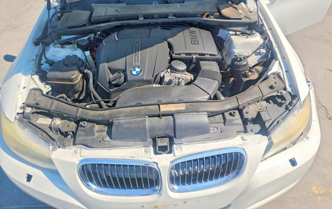 2011 Bmw 335 I White vin: WBAPM5C58BE576655