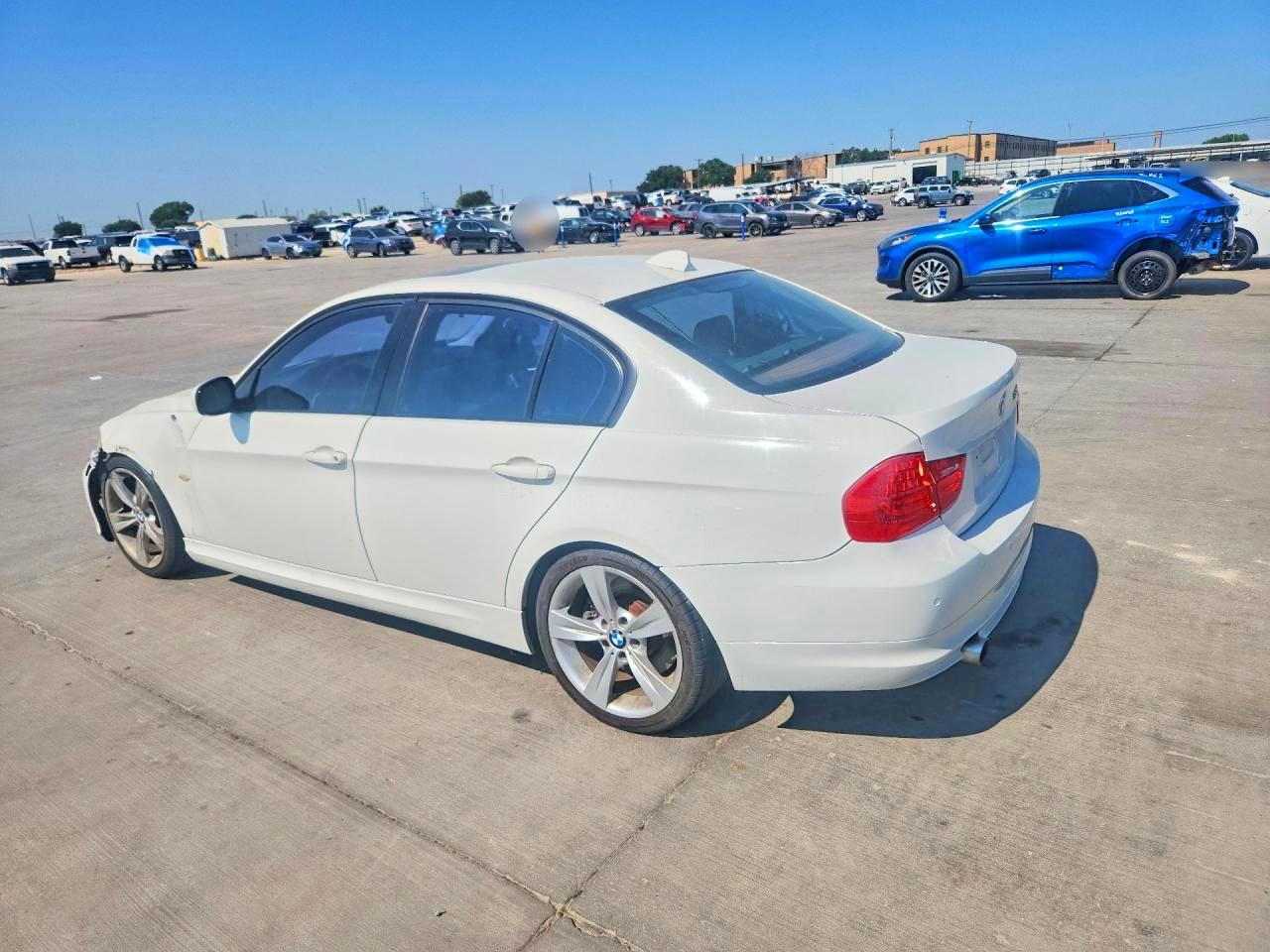 2011 Bmw 335 I White vin: WBAPM5C58BE576655