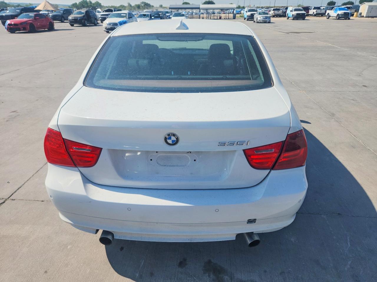 2011 Bmw 335 I White vin: WBAPM5C58BE576655