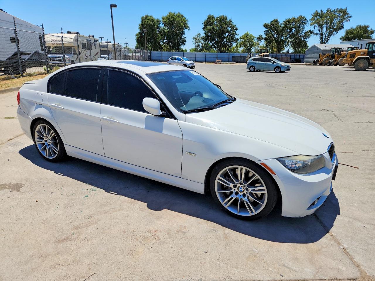 2011 Bmw 335 I White vin: WBAPM5C5XBE576737