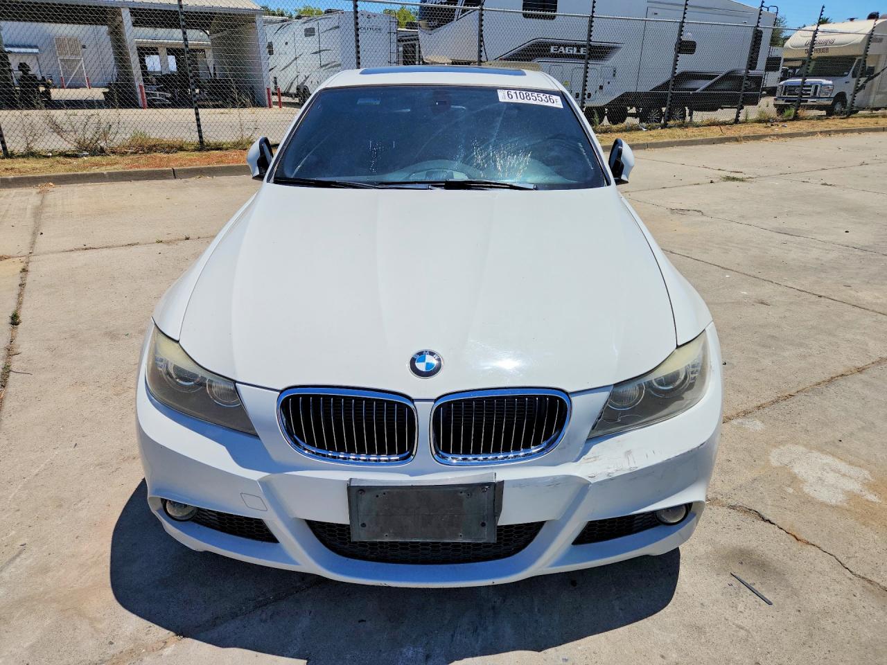 2011 Bmw 335 I White vin: WBAPM5C5XBE576737