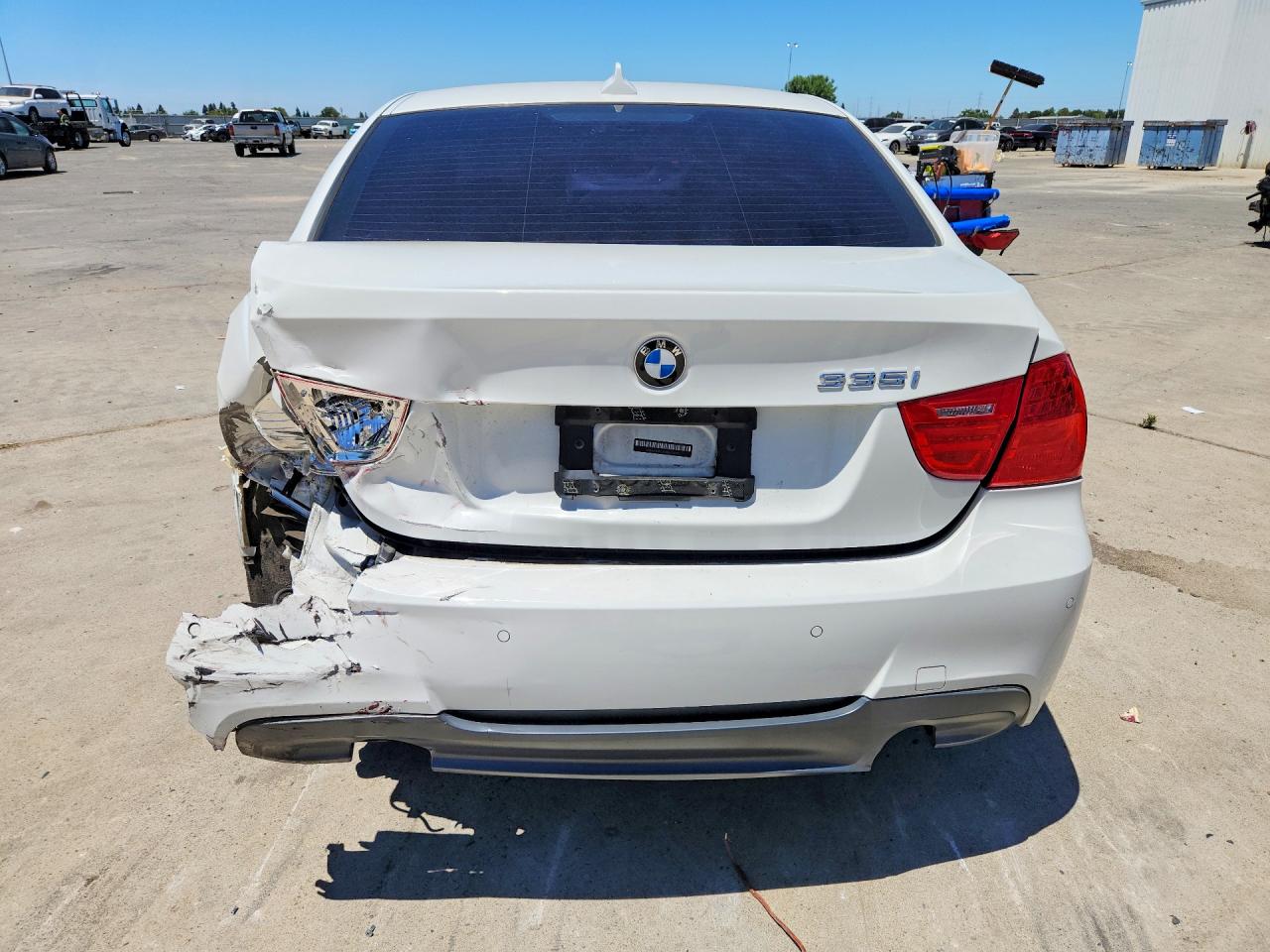2011 Bmw 335 I White vin: WBAPM5C5XBE576737