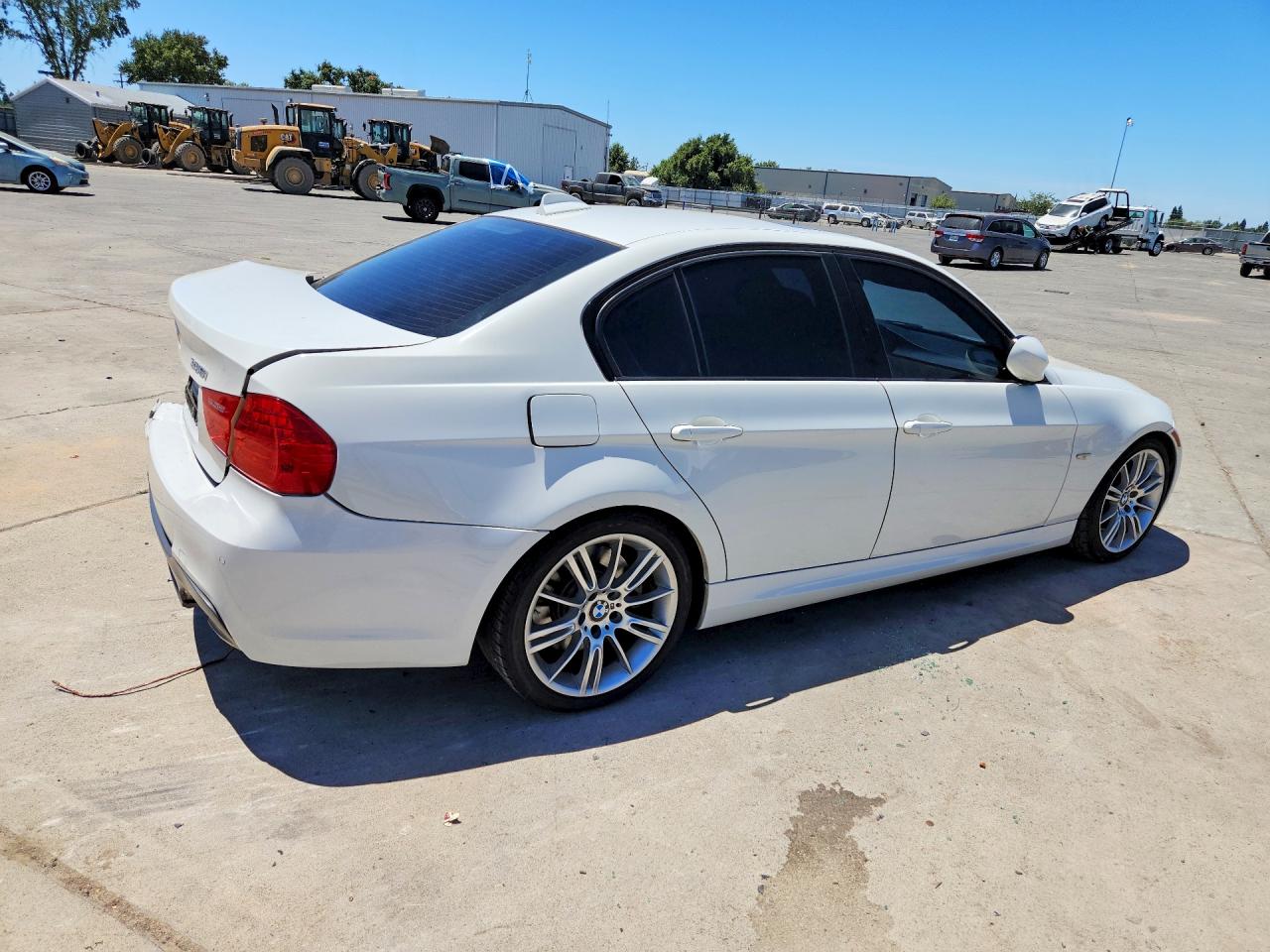 2011 Bmw 335 I White vin: WBAPM5C5XBE576737