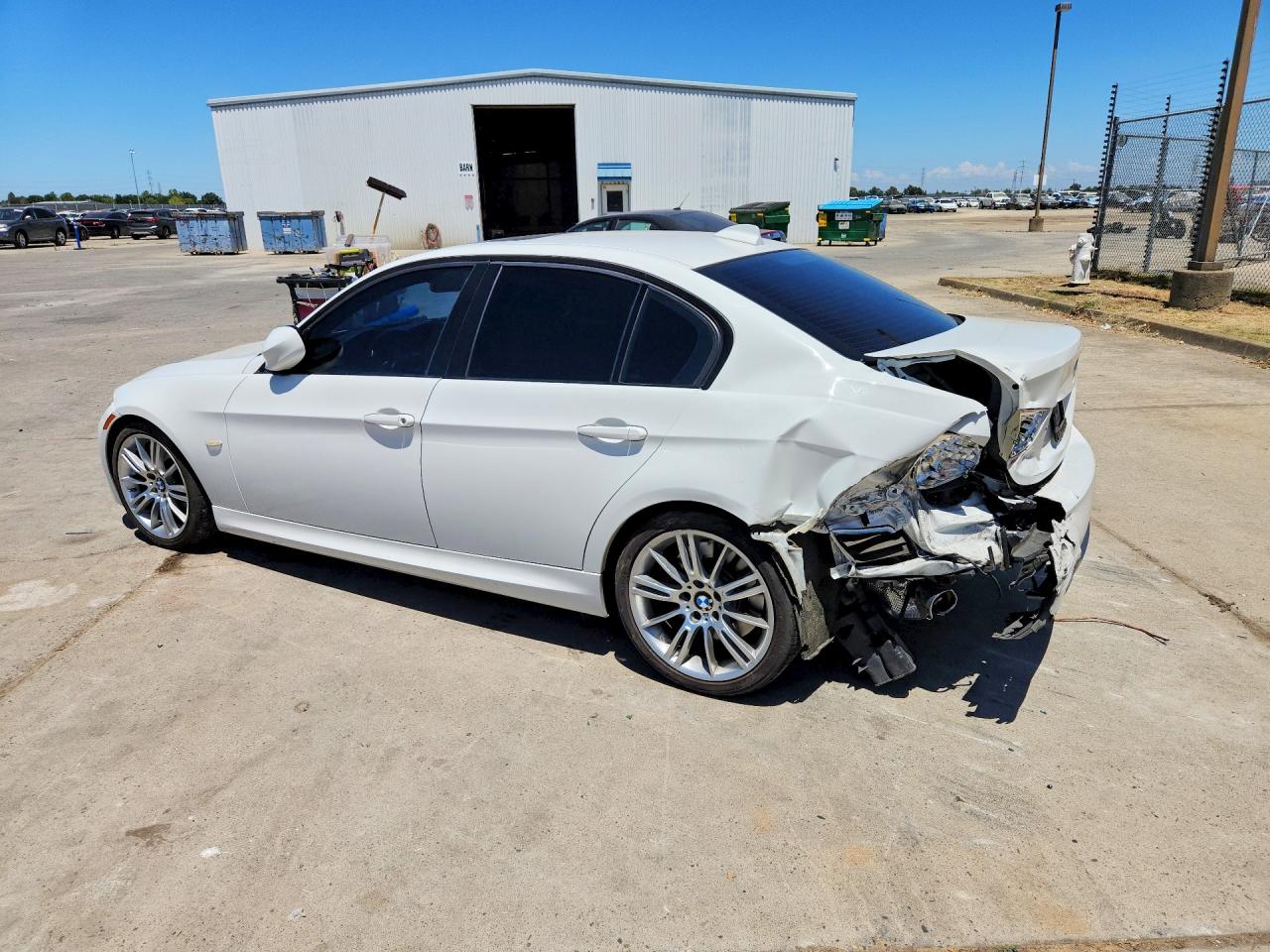 2011 Bmw 335 I White vin: WBAPM5C5XBE576737