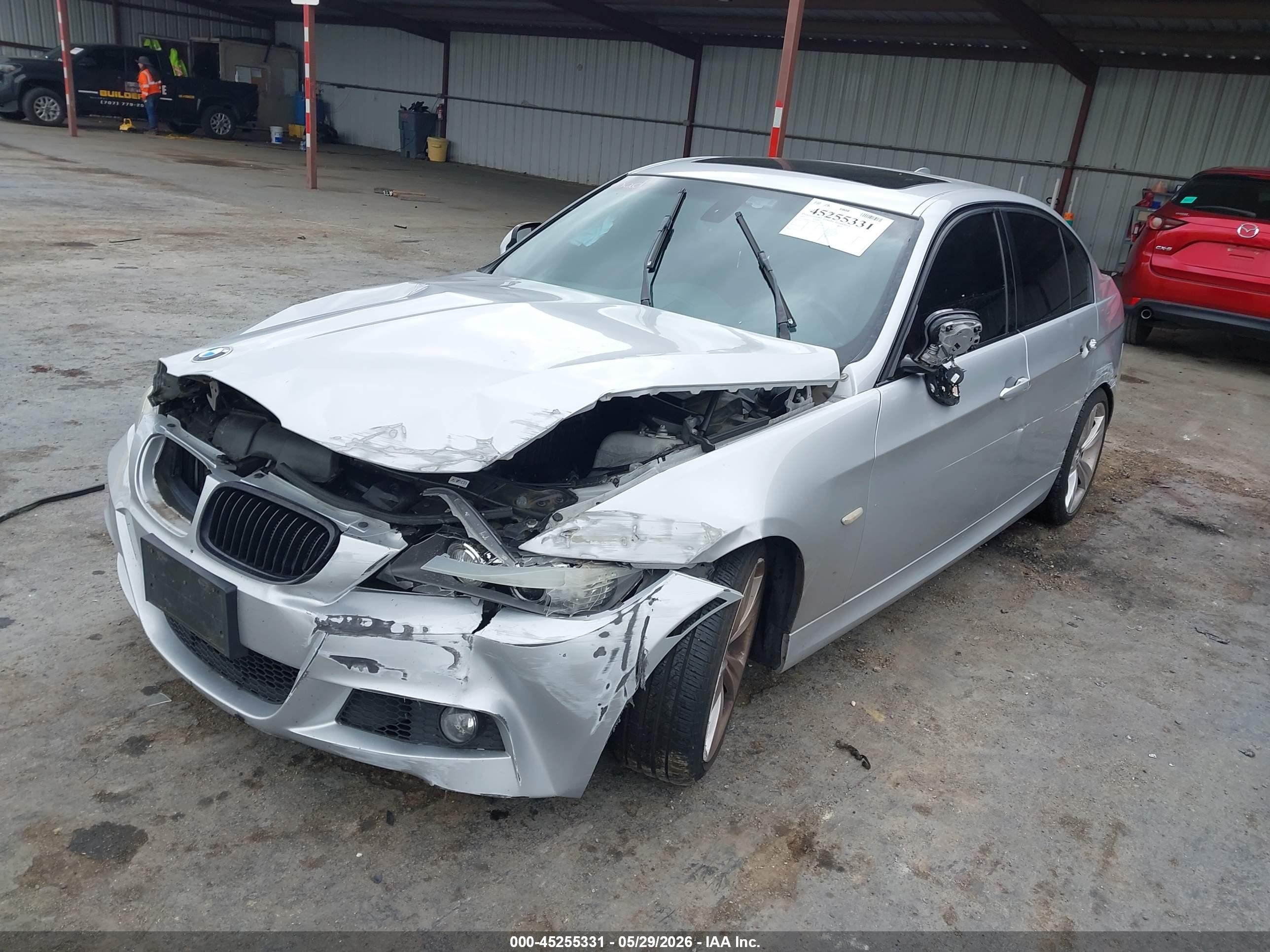 2011 Bmw 335i   Silver vin: WBAPM5G50BNN01118