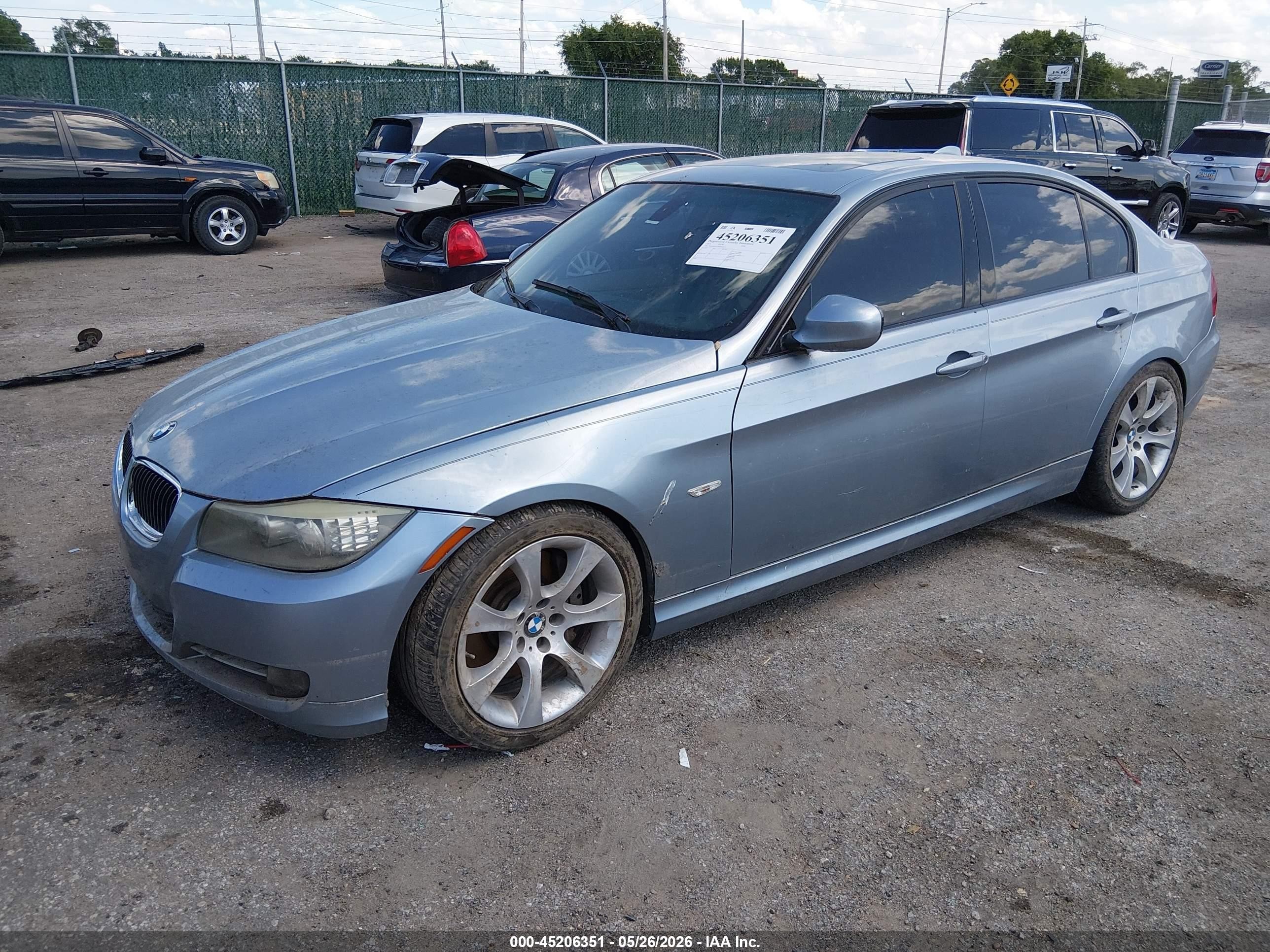 2011 Bmw 335i   Blue vin: WBAPM5G51BNN00365