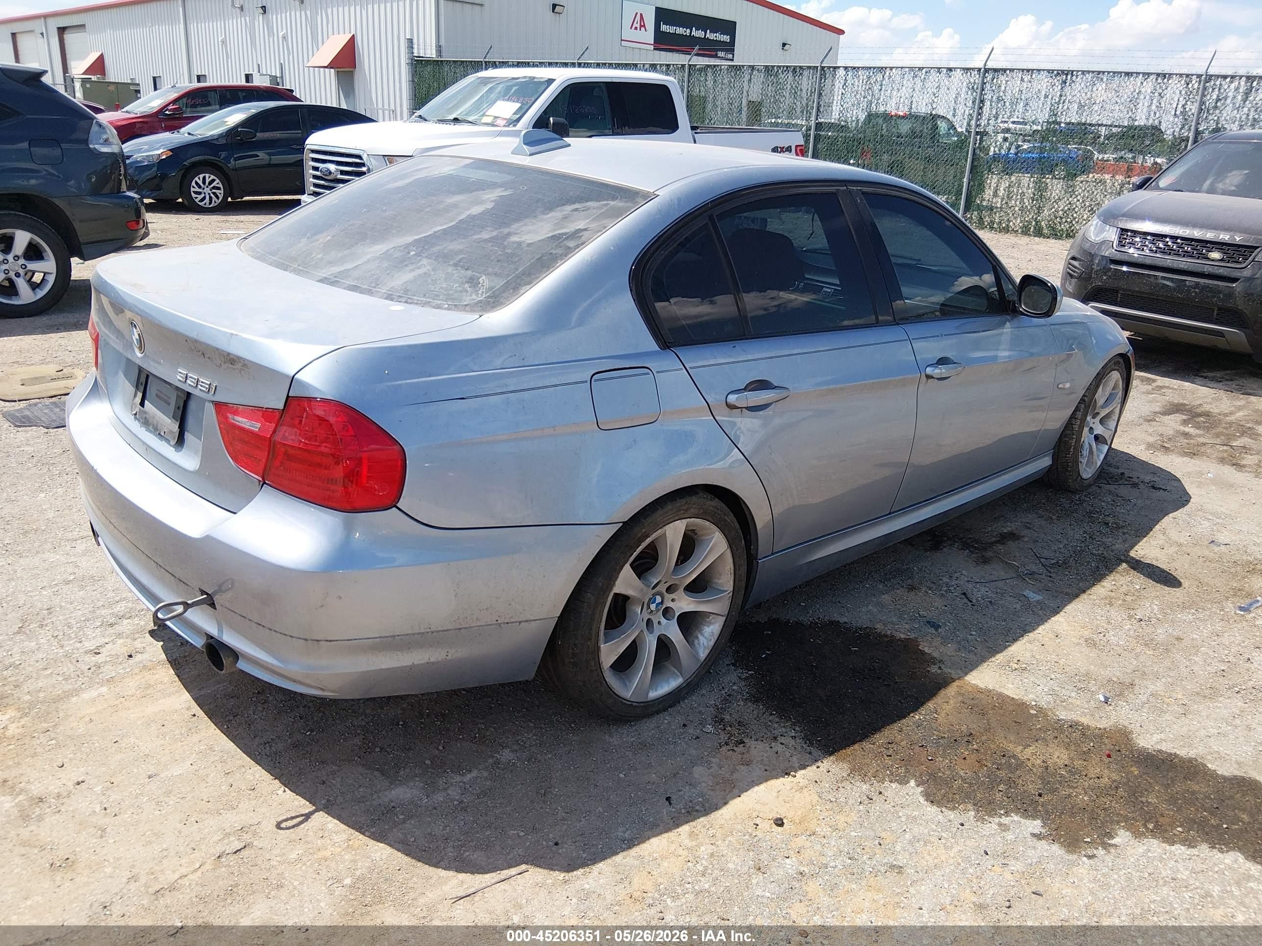 2011 Bmw 335i   Blue vin: WBAPM5G51BNN00365