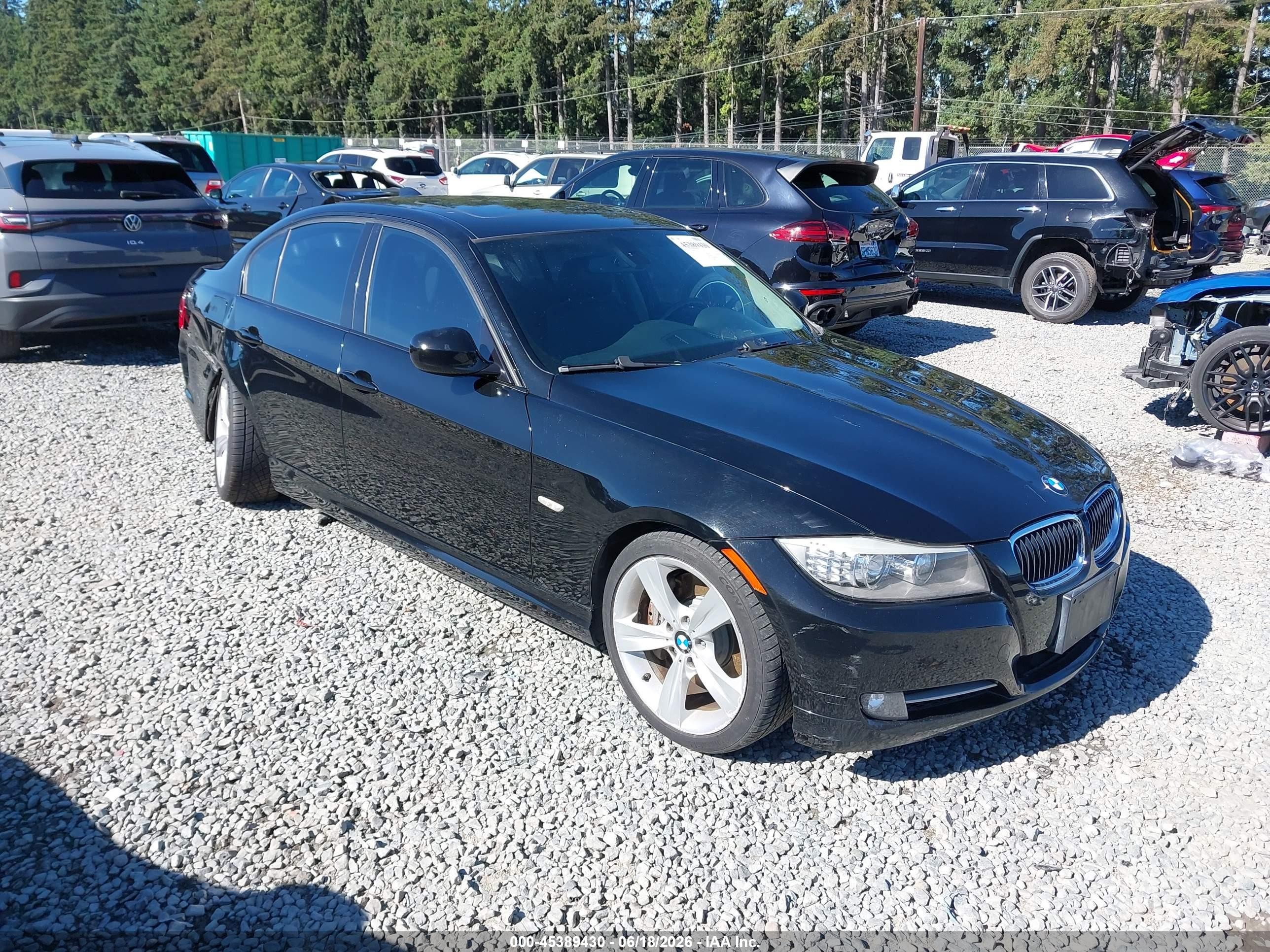2009 Bmw 335i   Black vin: WBAPM73529E191310