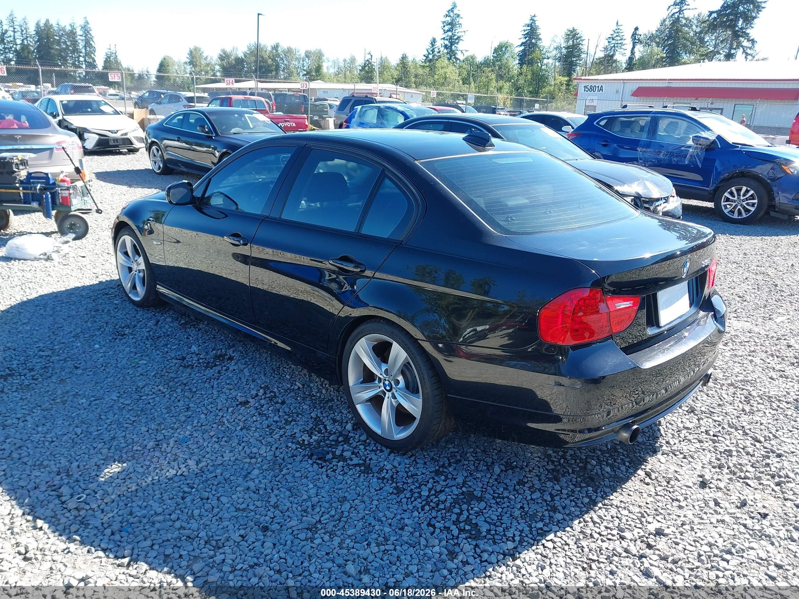 2009 Bmw 335i   Black vin: WBAPM73529E191310