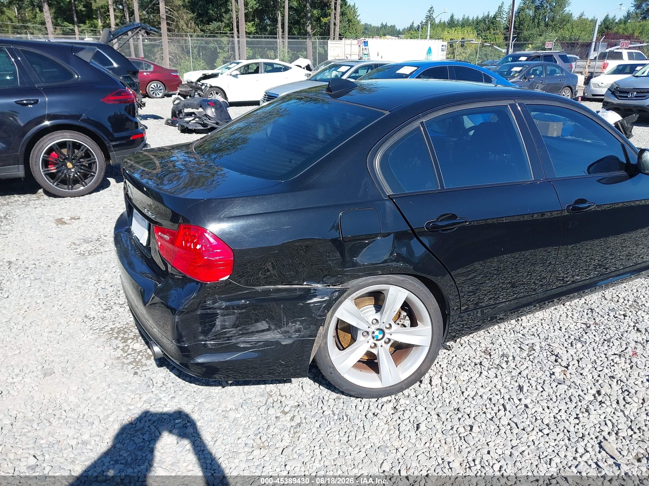 2009 Bmw 335i   Black vin: WBAPM73529E191310