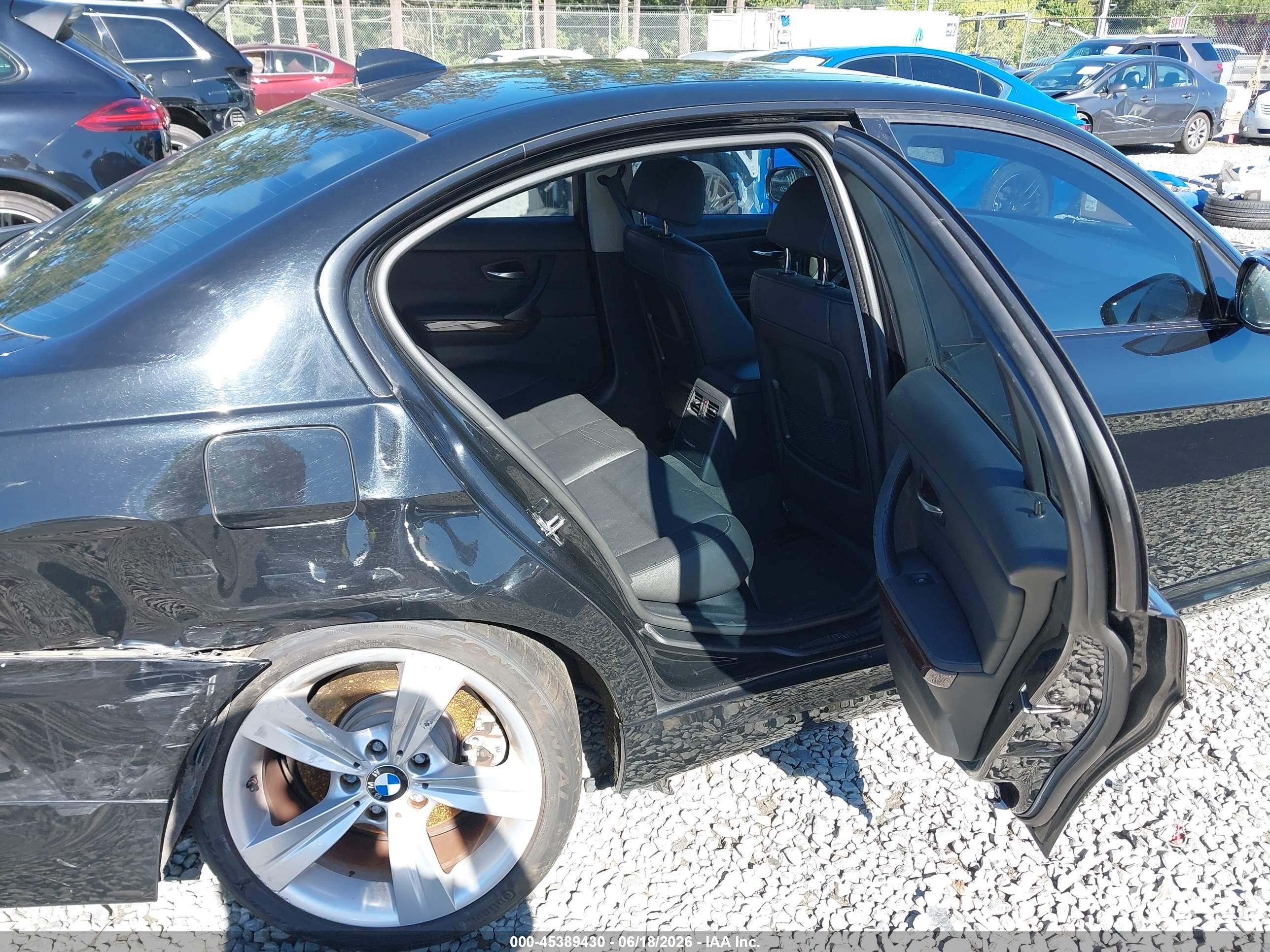 2009 Bmw 335i   Black vin: WBAPM73529E191310