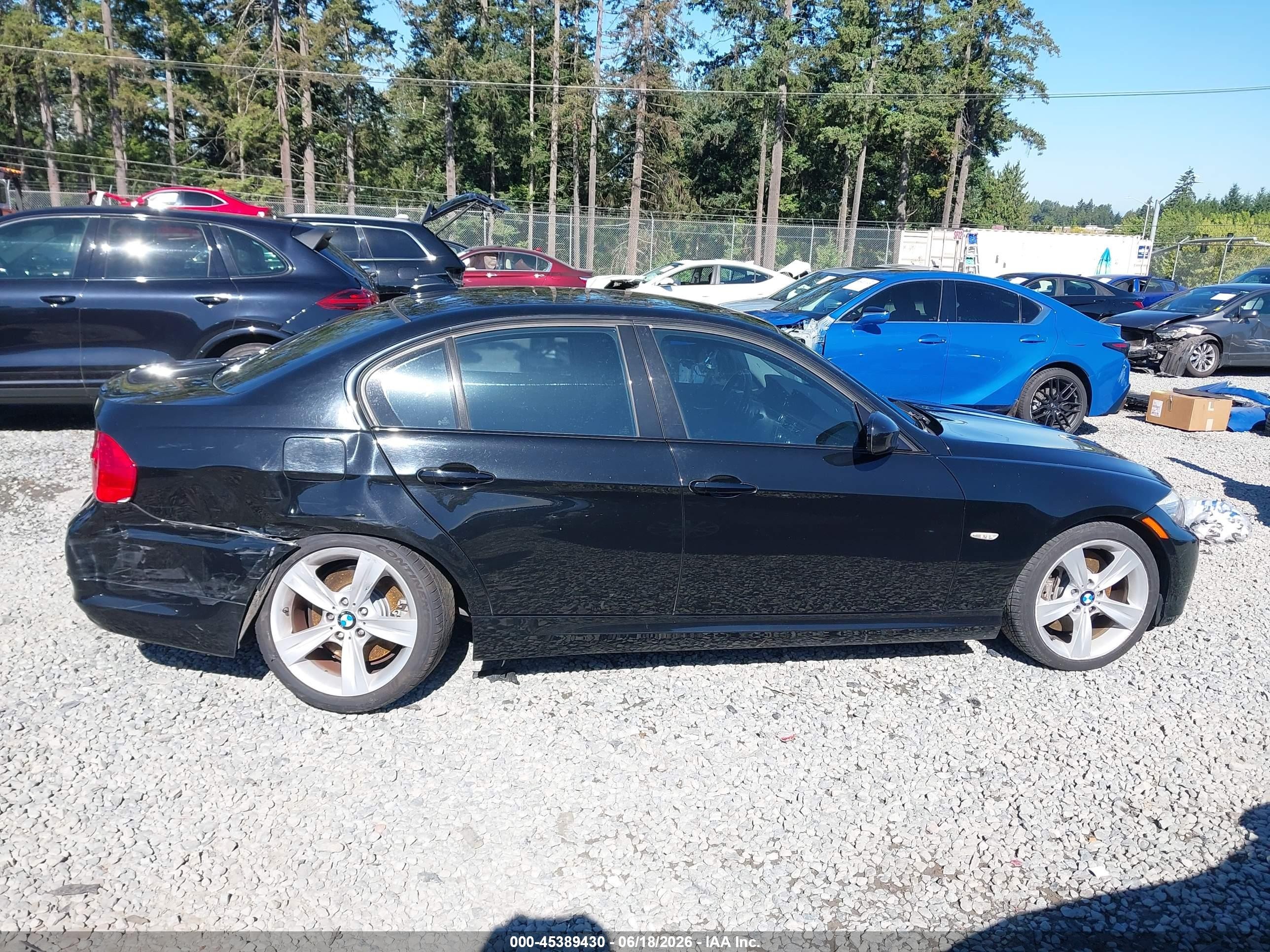 2009 Bmw 335i   Black vin: WBAPM73529E191310