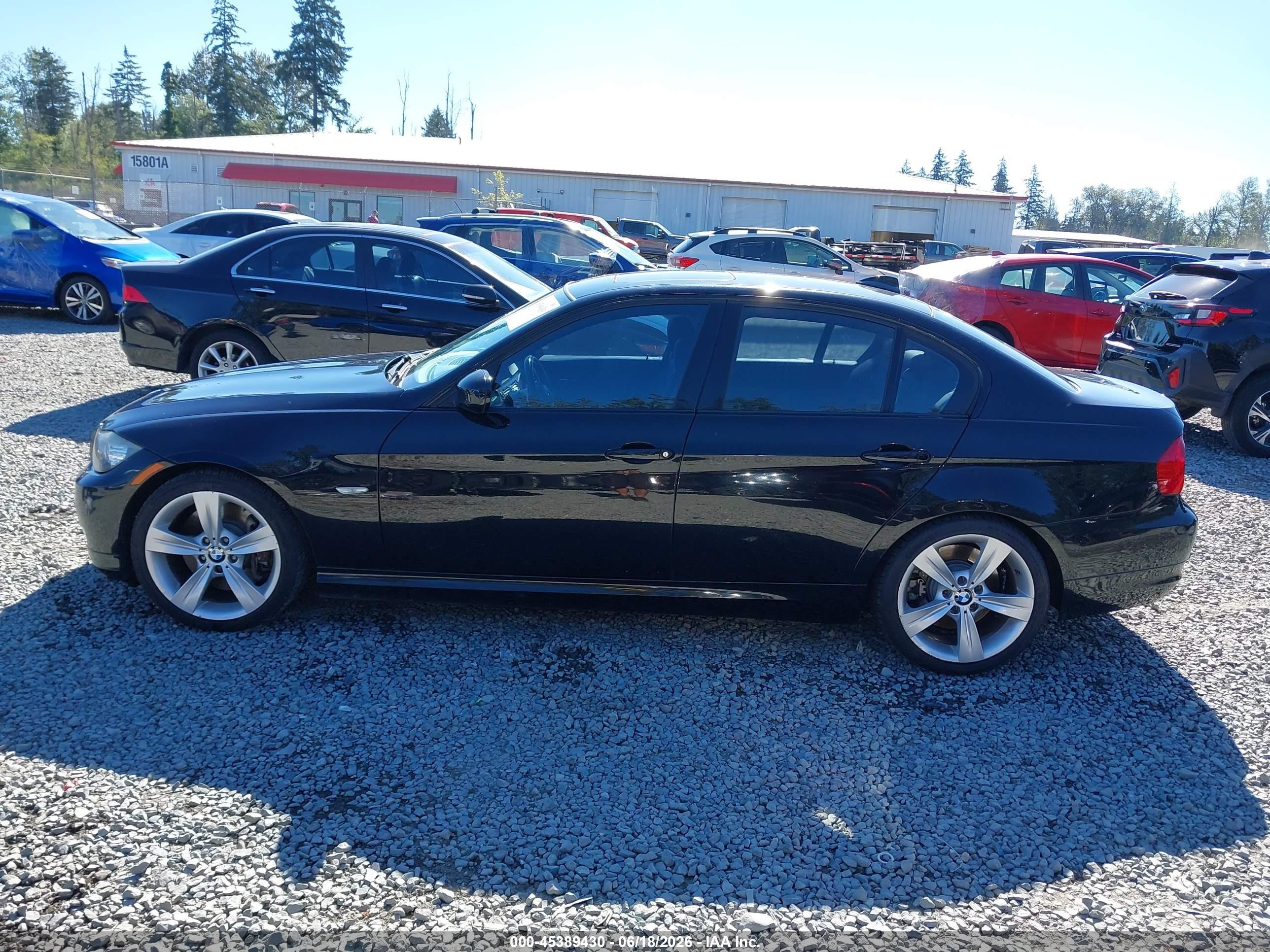 2009 Bmw 335i   Black vin: WBAPM73529E191310