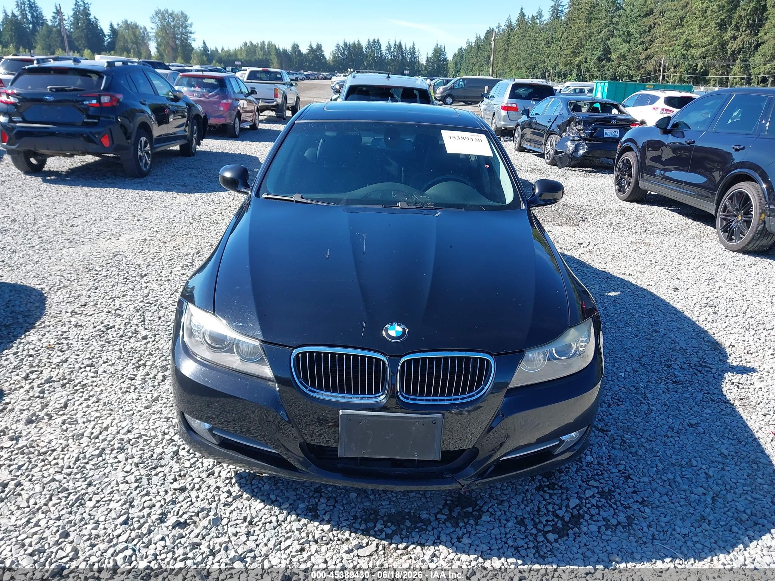 2009 Bmw 335i   Black vin: WBAPM73529E191310