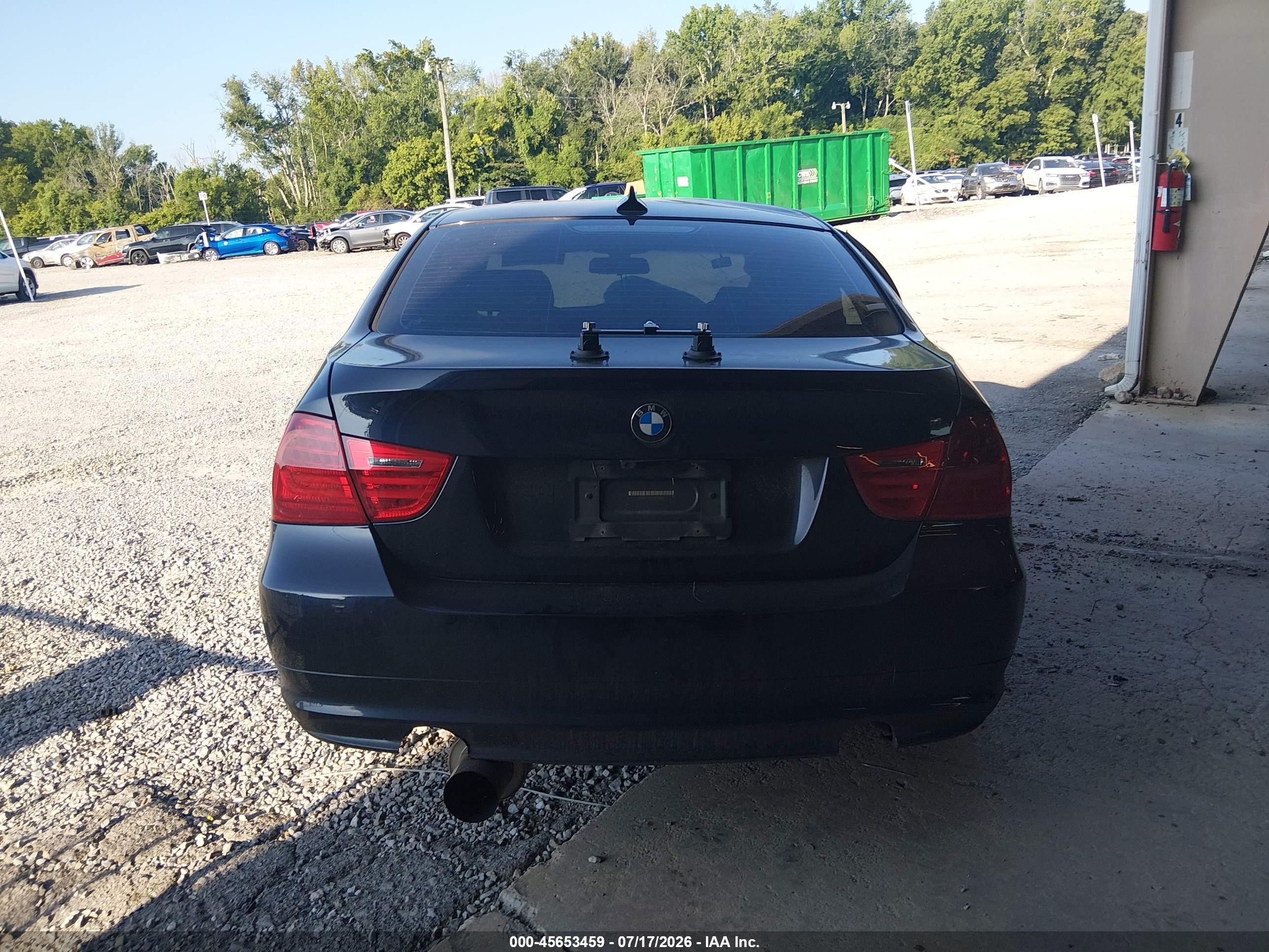 2009 Bmw 335i Dark Blue vin: WBAPM73539E190635