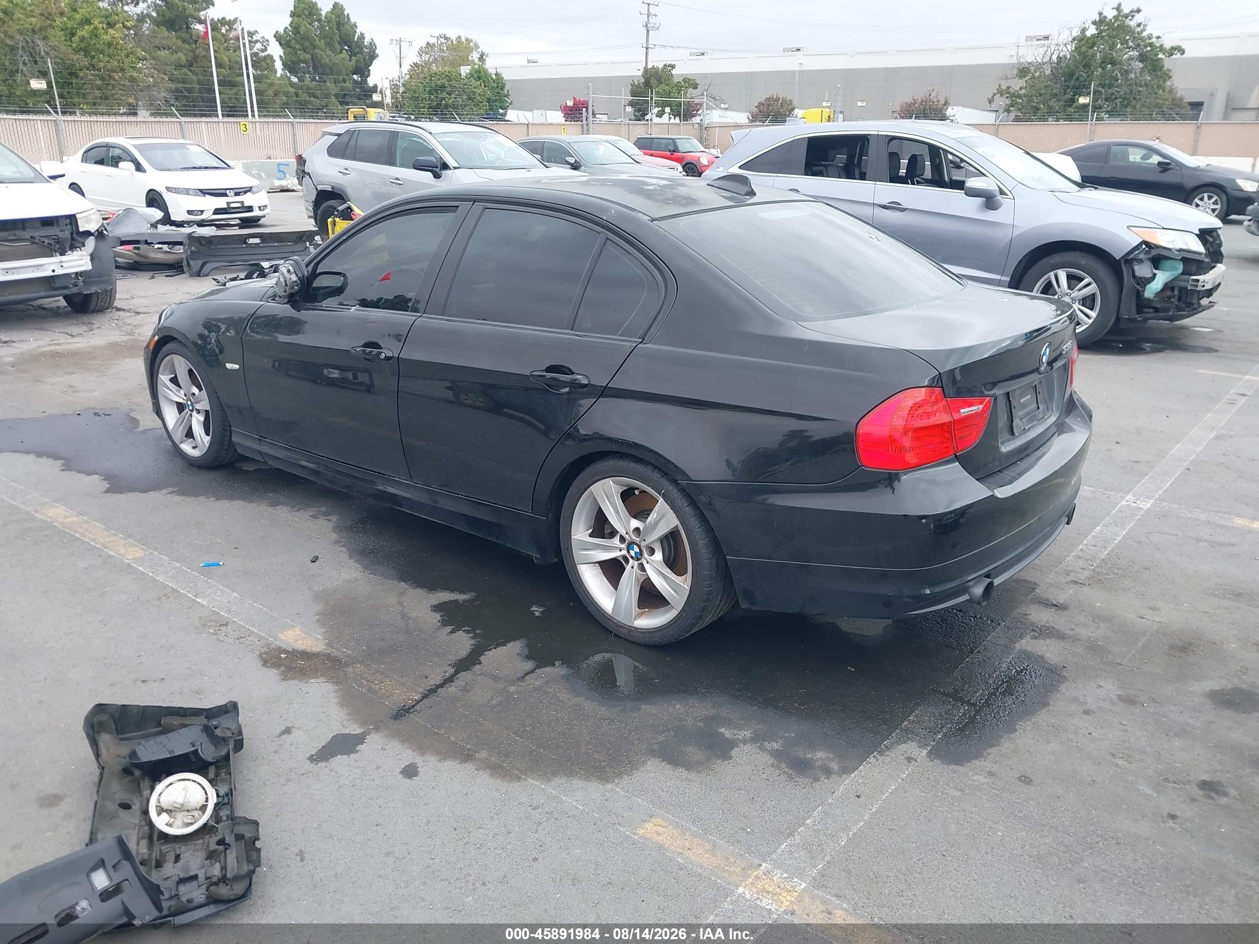 2009 Bmw 335i   Black vin: WBAPM73549A365787