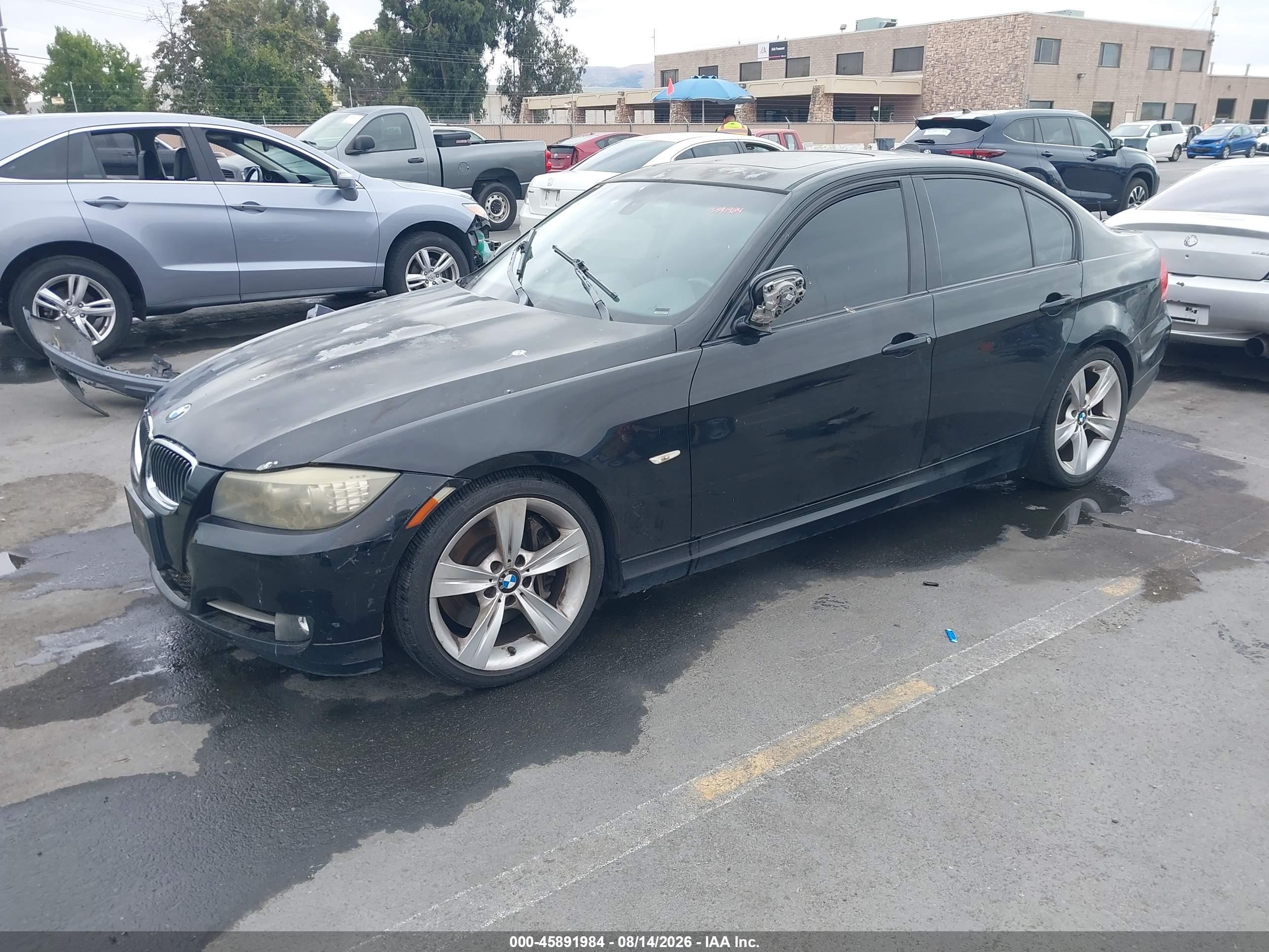 2009 Bmw 335i   Black vin: WBAPM73549A365787