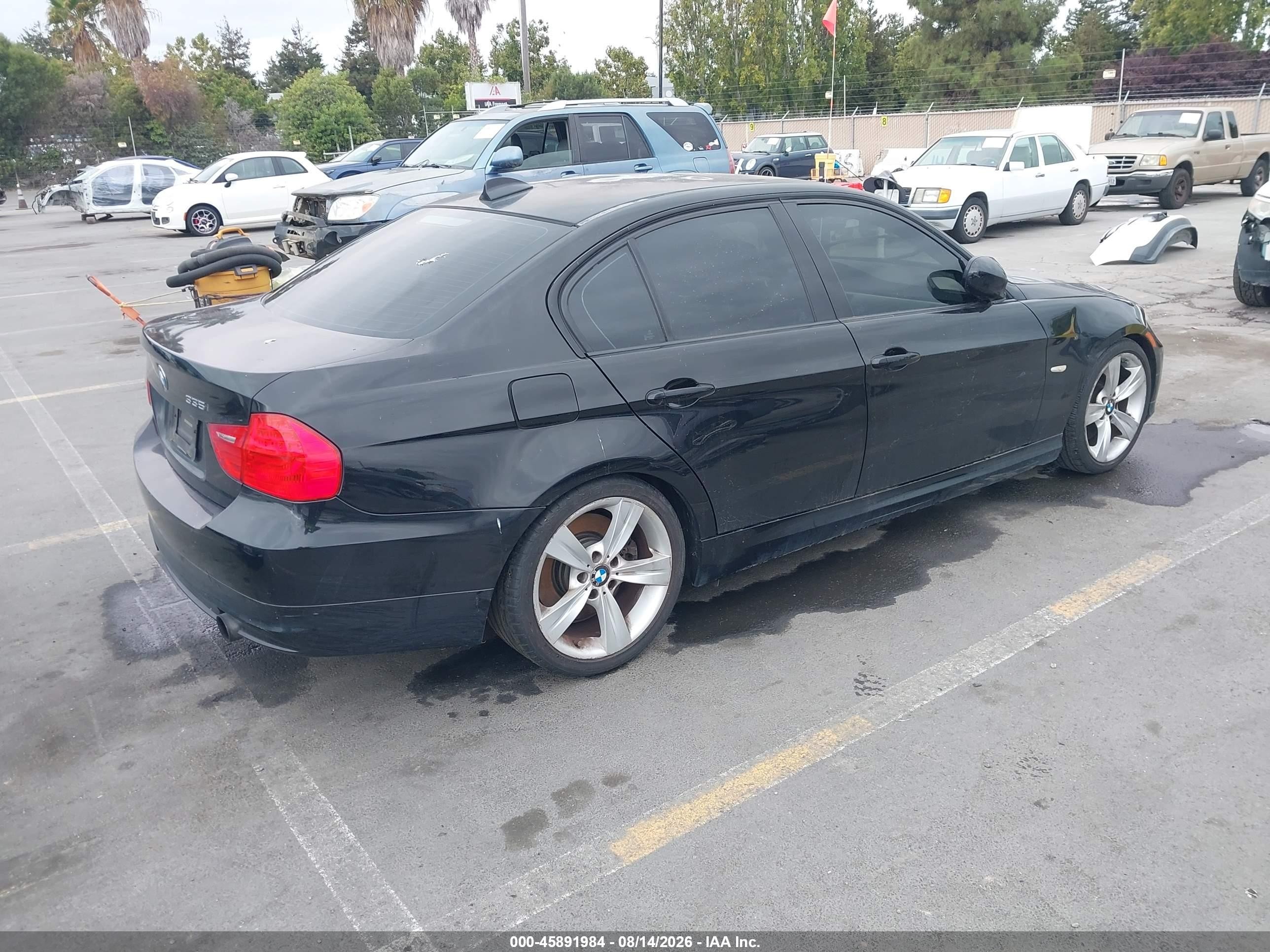 2009 Bmw 335i   Black vin: WBAPM73549A365787