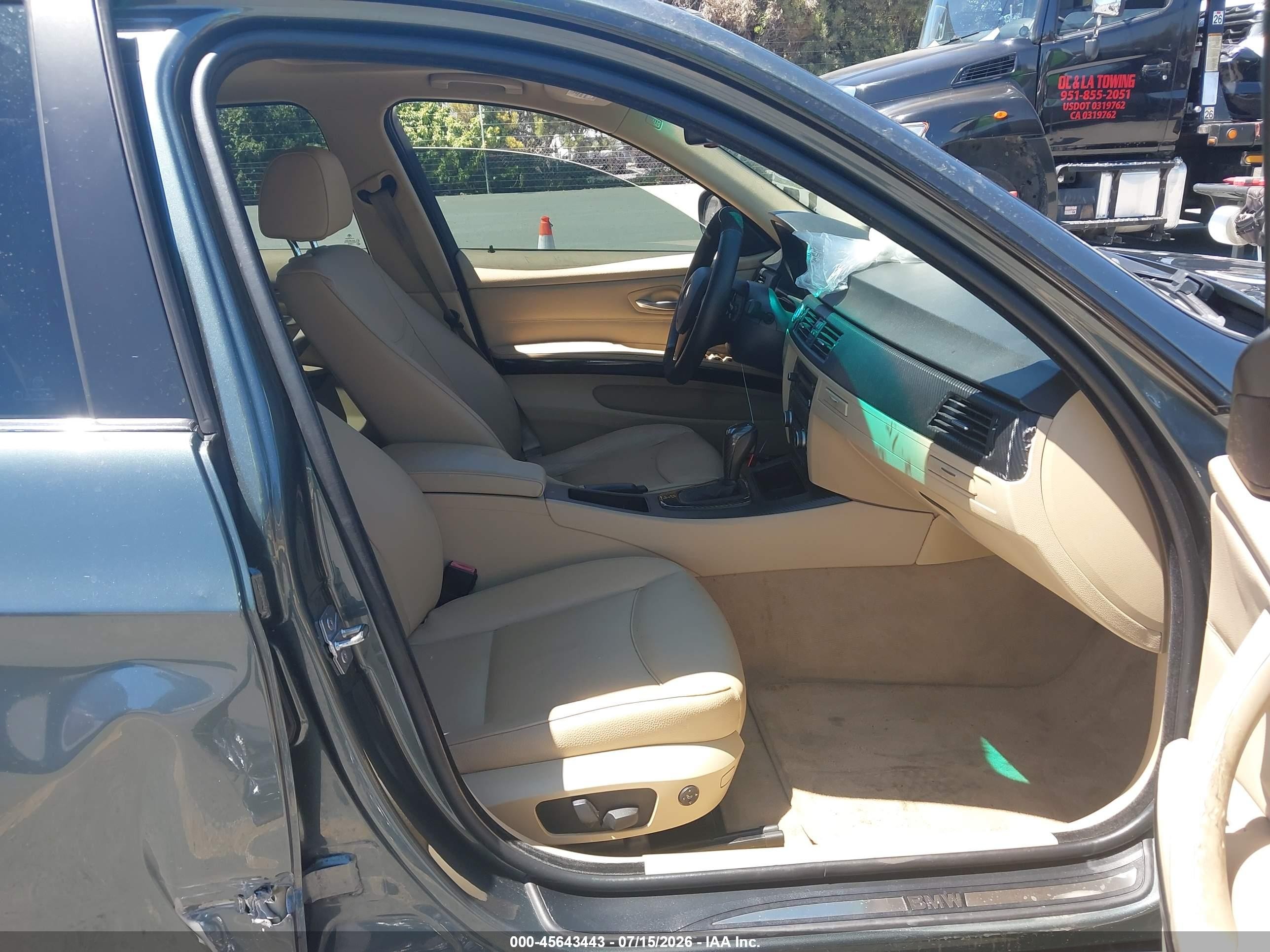 2009 Bmw 335i   Green vin: WBAPM73559A366253