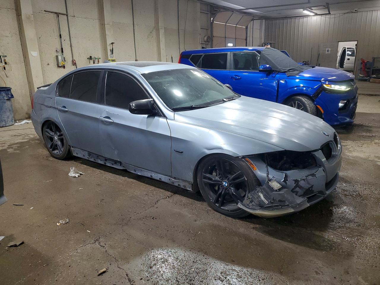 2009 Bmw 335 I Blue vin: WBAPM73559E191690