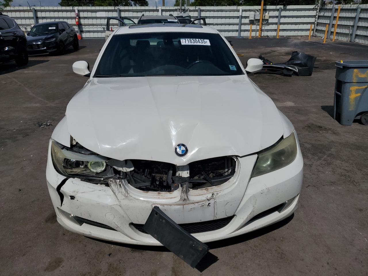 2009 Bmw 335 I White vin: WBAPM73579E191089