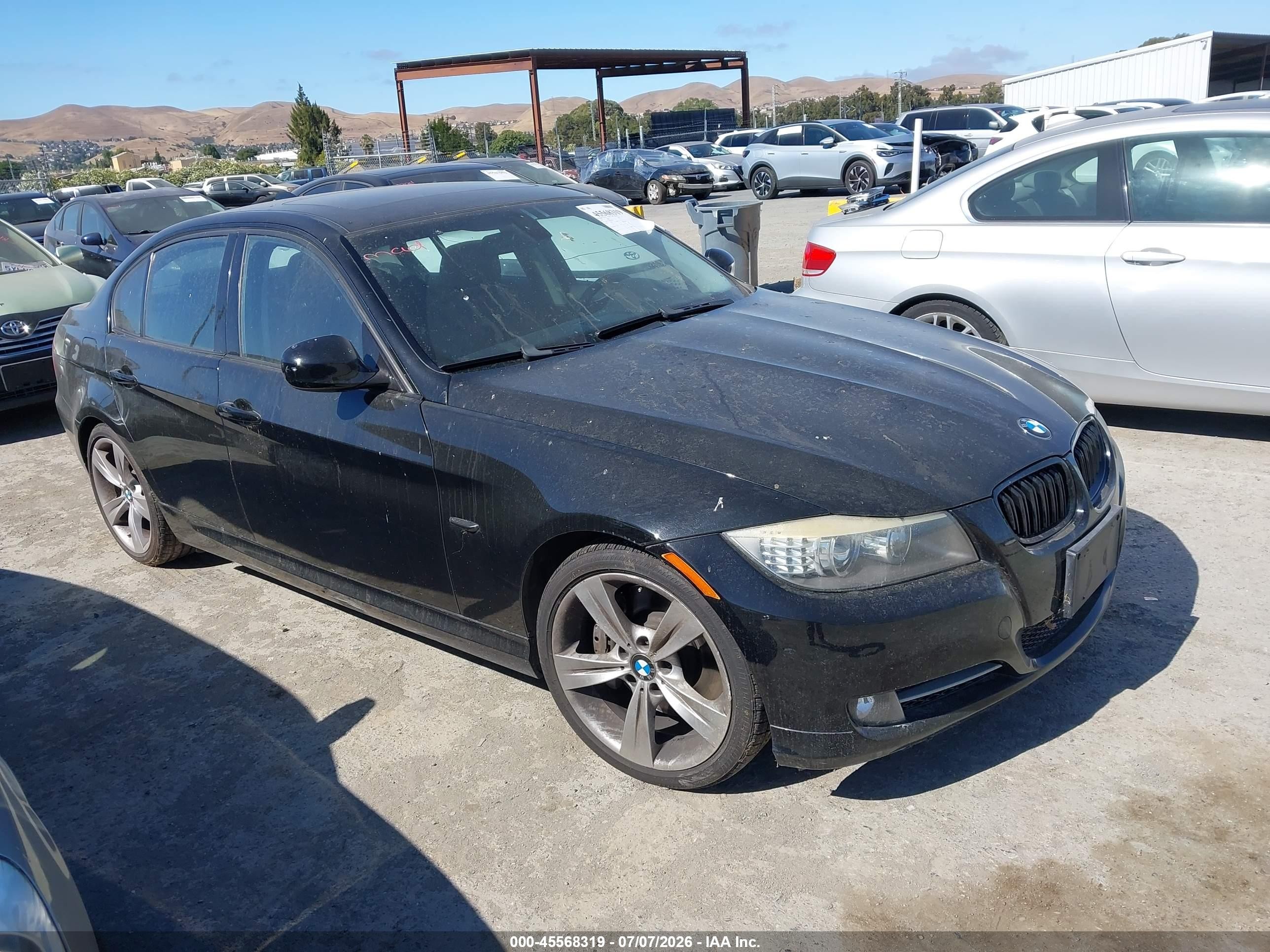 2009 Bmw 335i   Black vin: WBAPM73589A365534