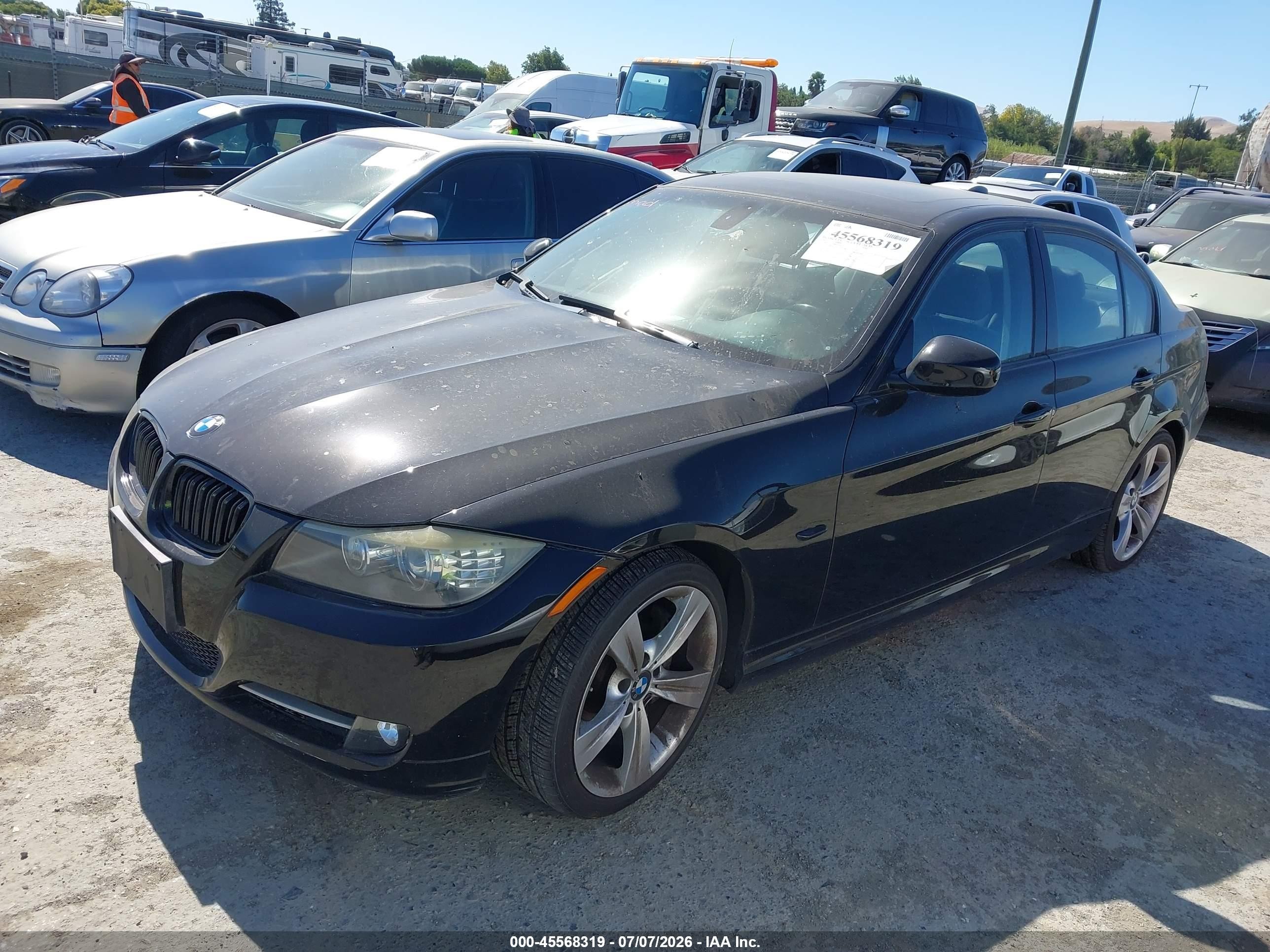 2009 Bmw 335i   Black vin: WBAPM73589A365534