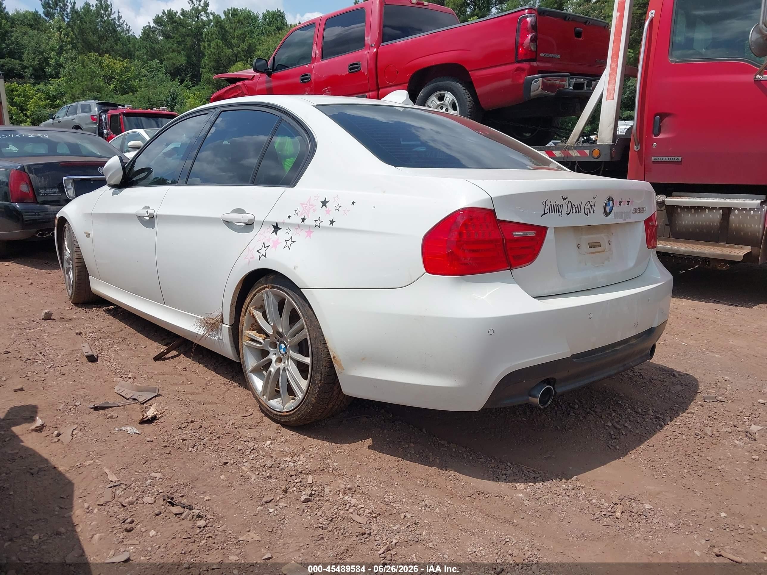 2009 Bmw 335i   White vin: WBAPM735X9A366667