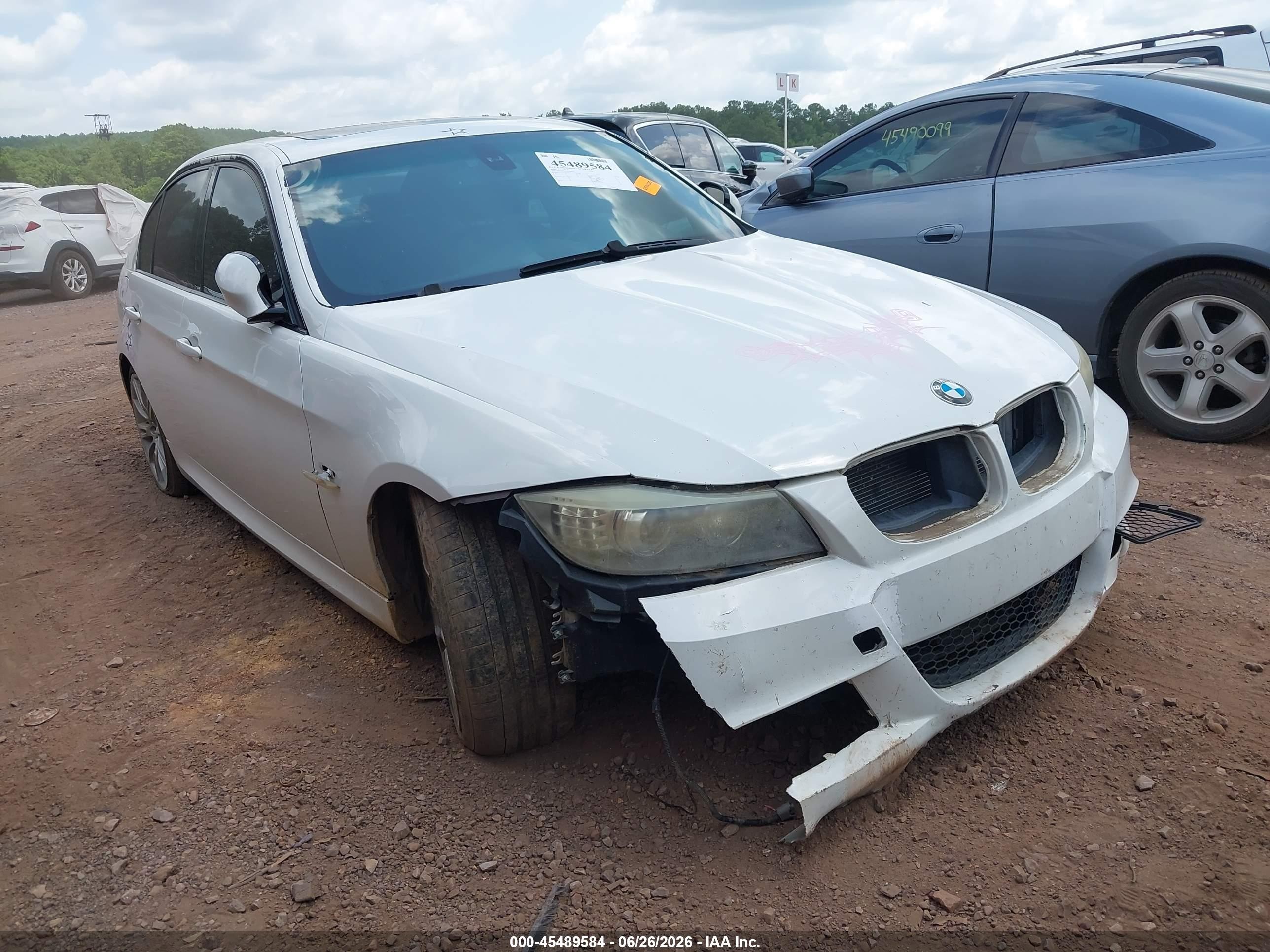 2009 Bmw 335i   White vin: WBAPM735X9A366667