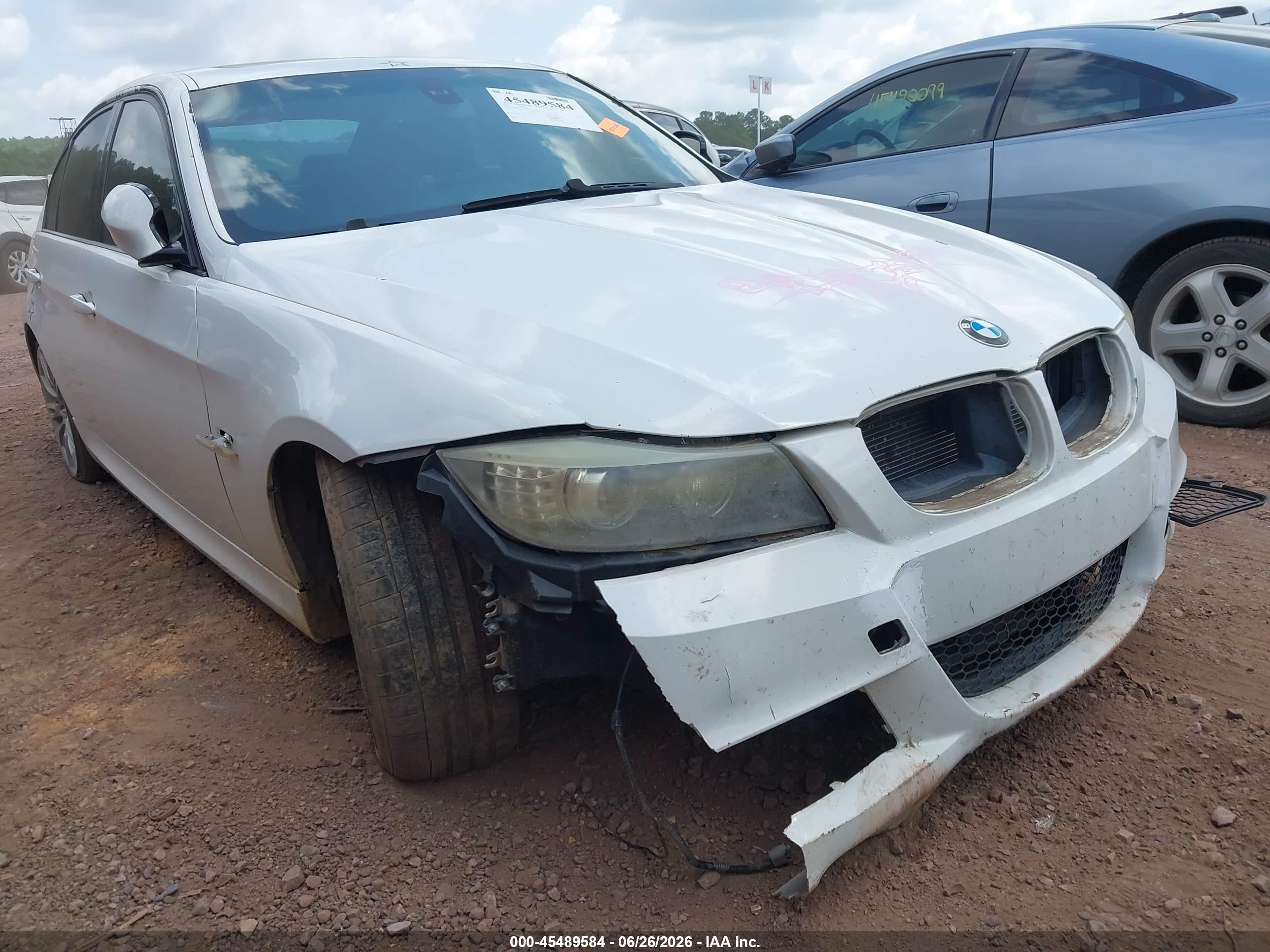 2009 Bmw 335i   White vin: WBAPM735X9A366667