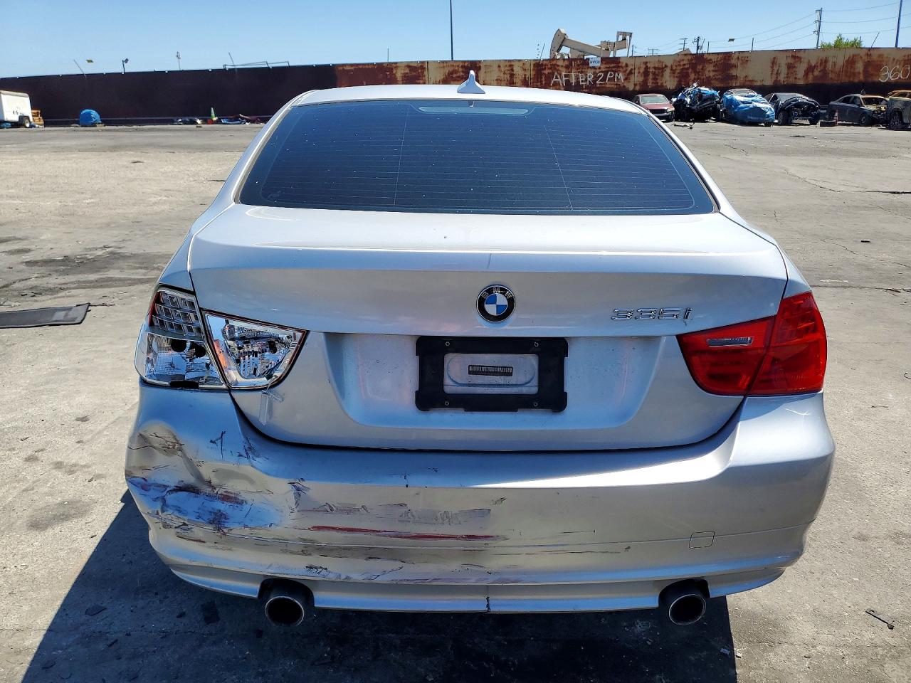 2009 Bmw 335 I Silver vin: WBAPM77539NL86777