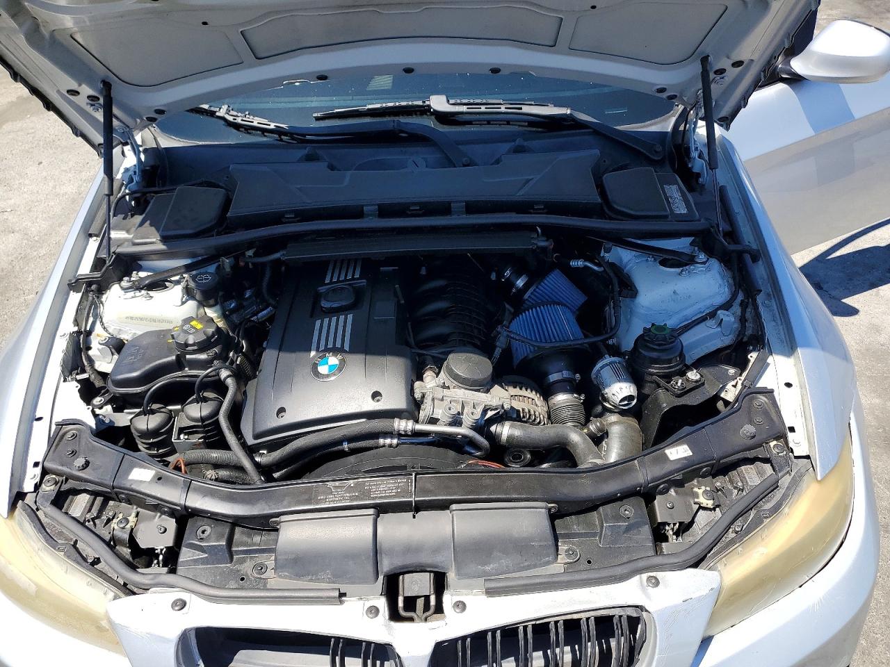 2009 Bmw 335 I Silver vin: WBAPM77539NL86777