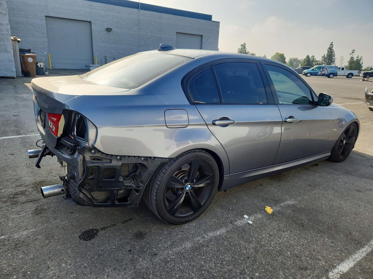 2009 Bmw 335 I Gray vin: WBAPM77539NL88092