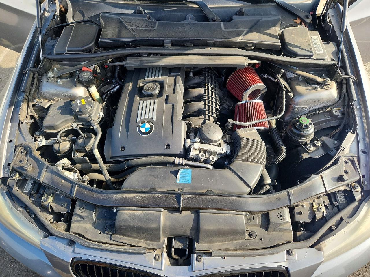 2009 Bmw 335 I Gray vin: WBAPM77539NL88092