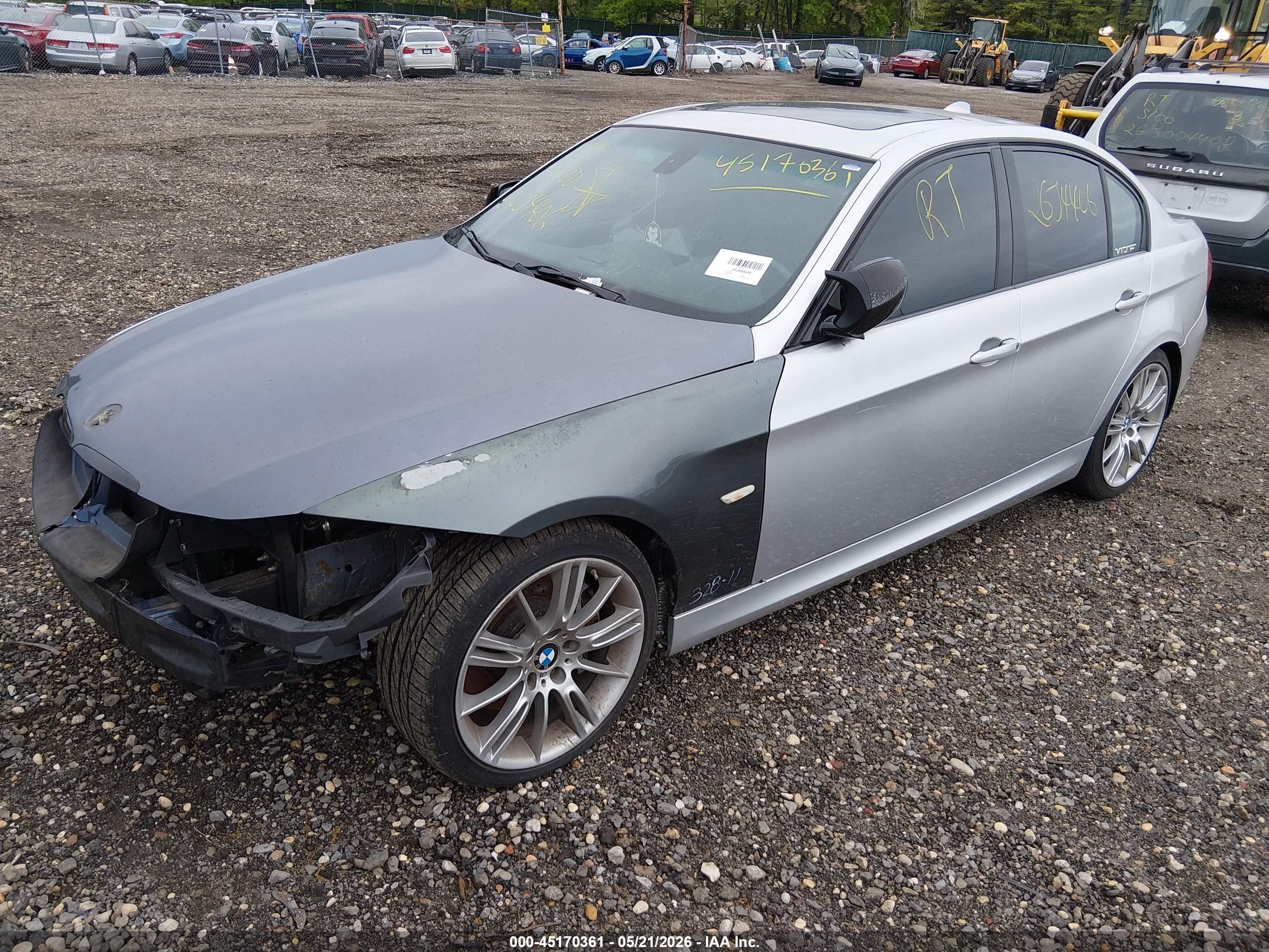2010 Bmw 335i   Серый vin: WBAPM7C53AA367275