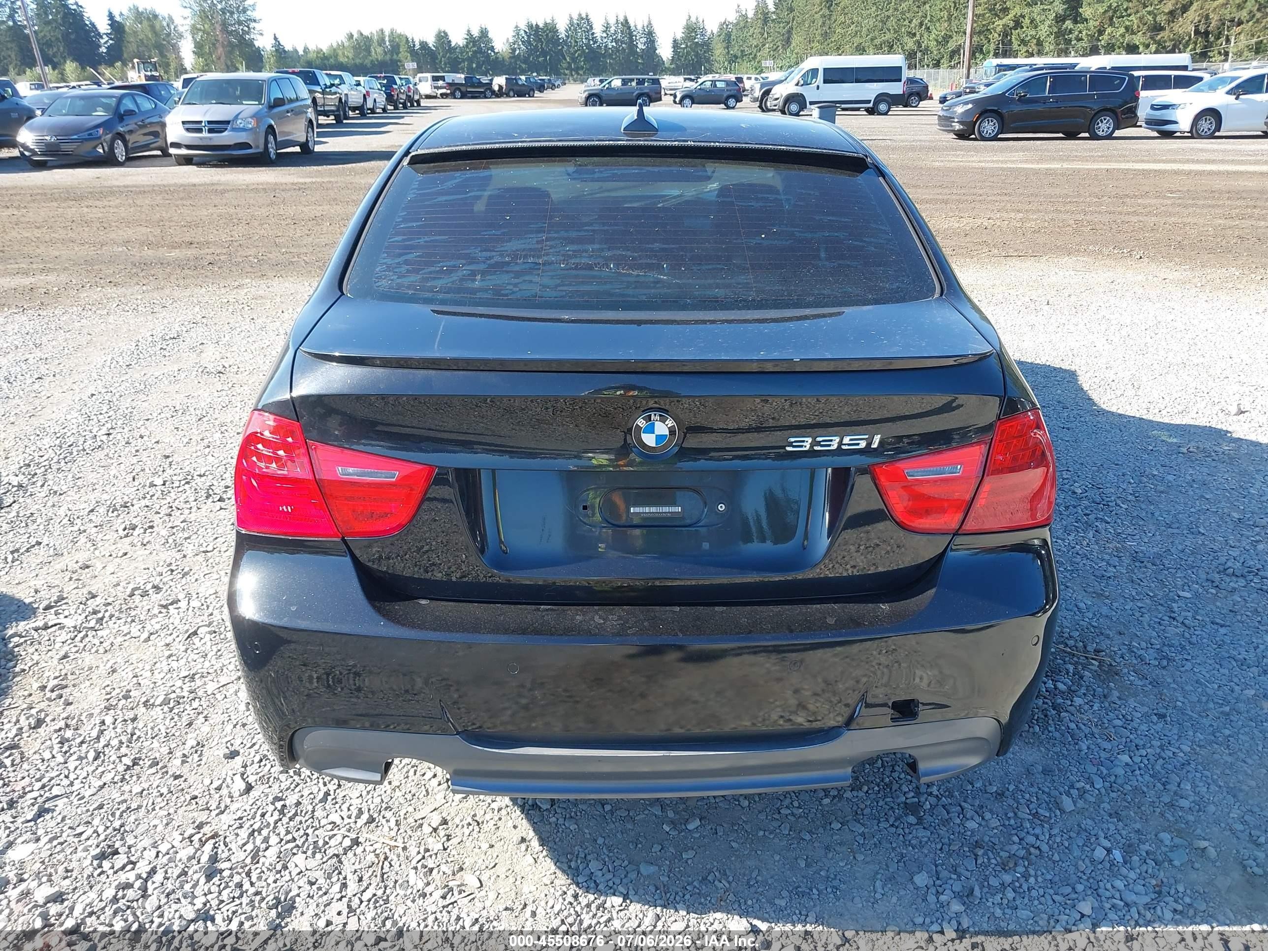 2010 Bmw 335i   Black vin: WBAPM7C54AA367186