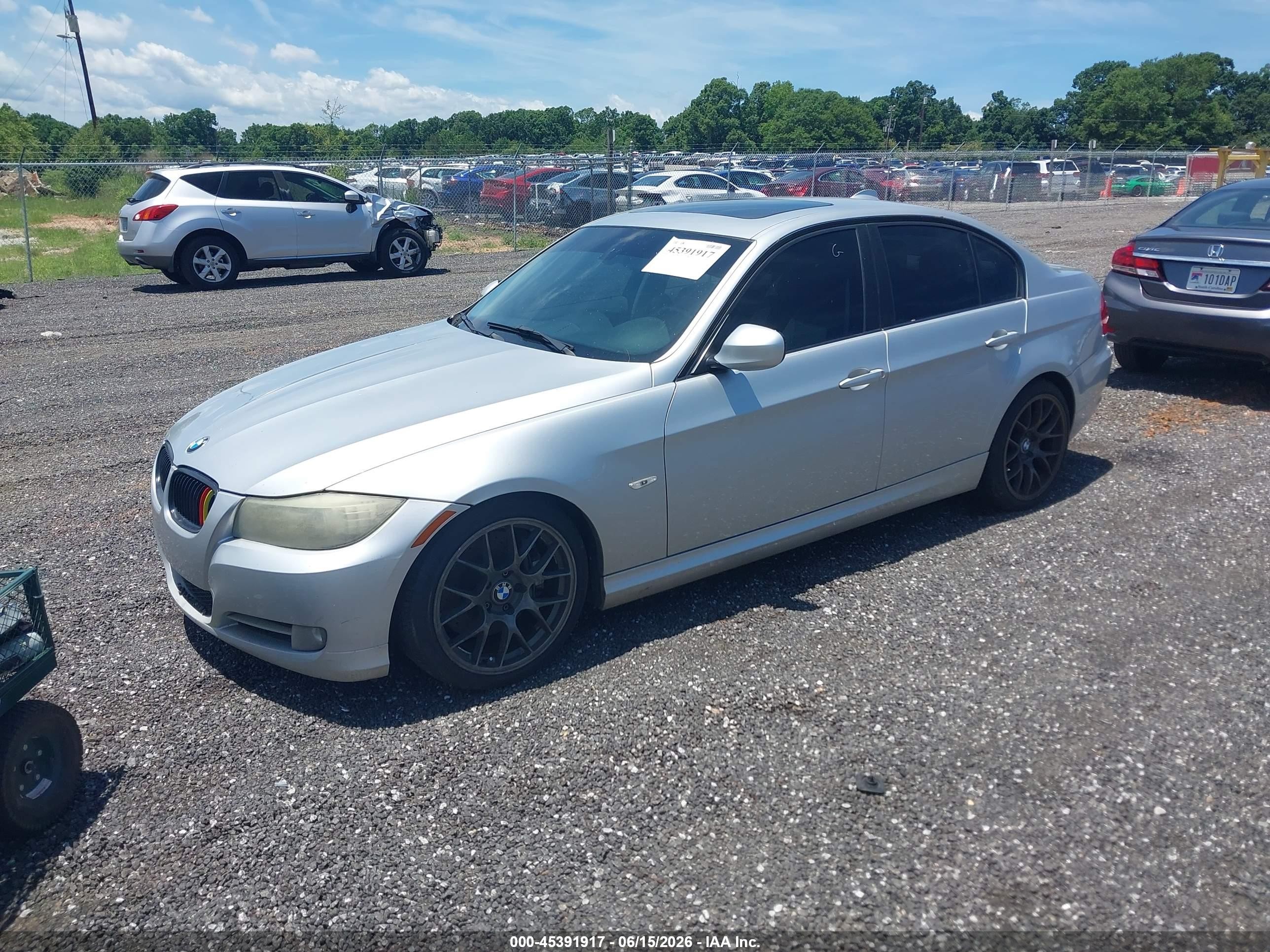 2010 Bmw 335i   Silver vin: WBAPM7C59AE192135