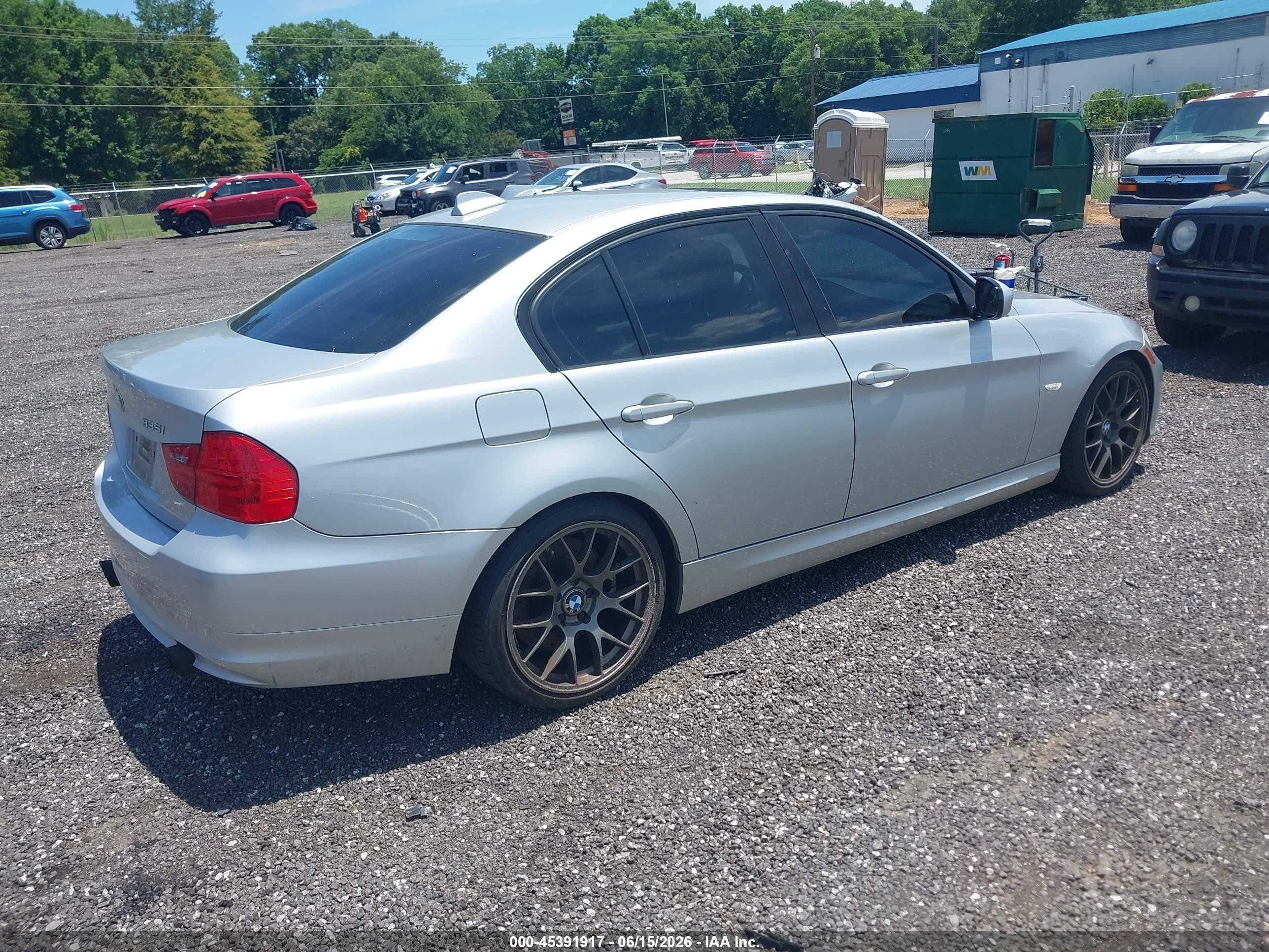 2010 Bmw 335i   Silver vin: WBAPM7C59AE192135