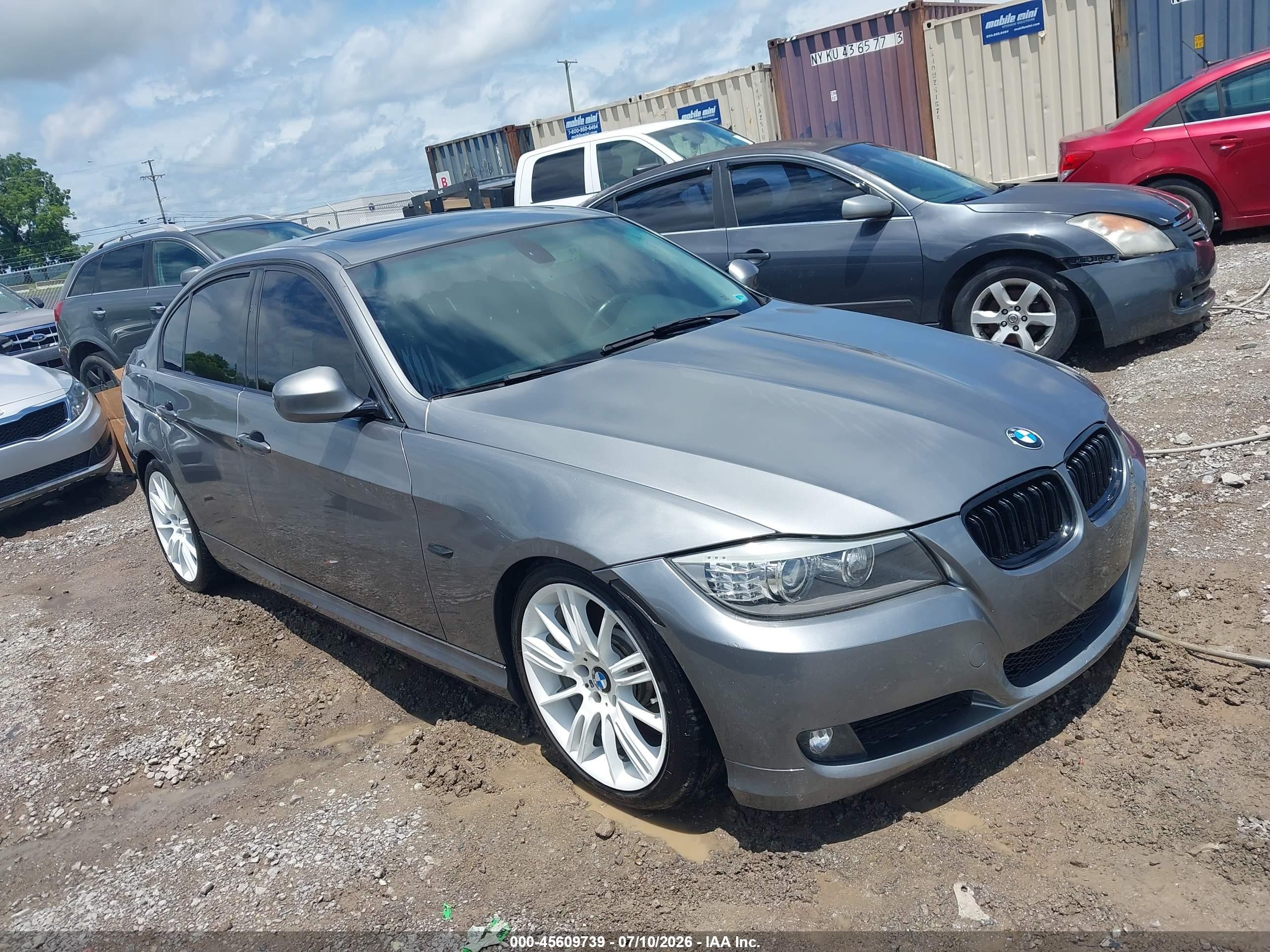 2010 Bmw 335i   Gray vin: WBAPM7G51ANL89259