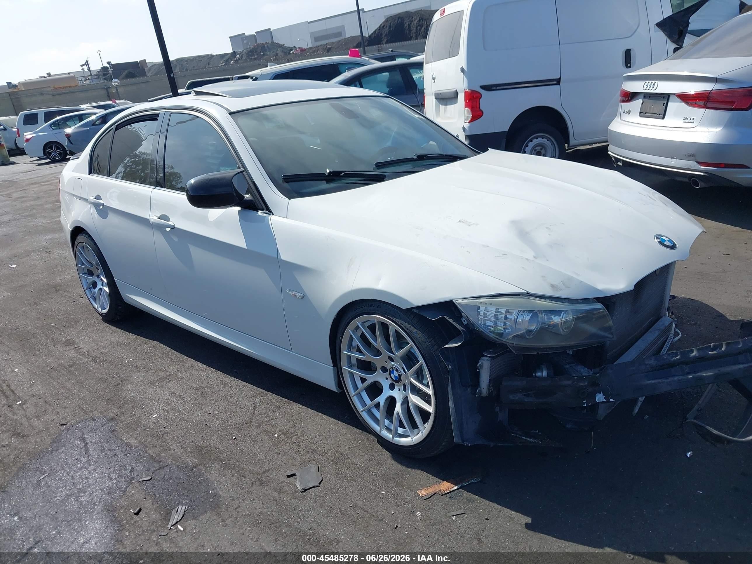 2010 Bmw 335i White vin: WBAPM7G53ANL89361