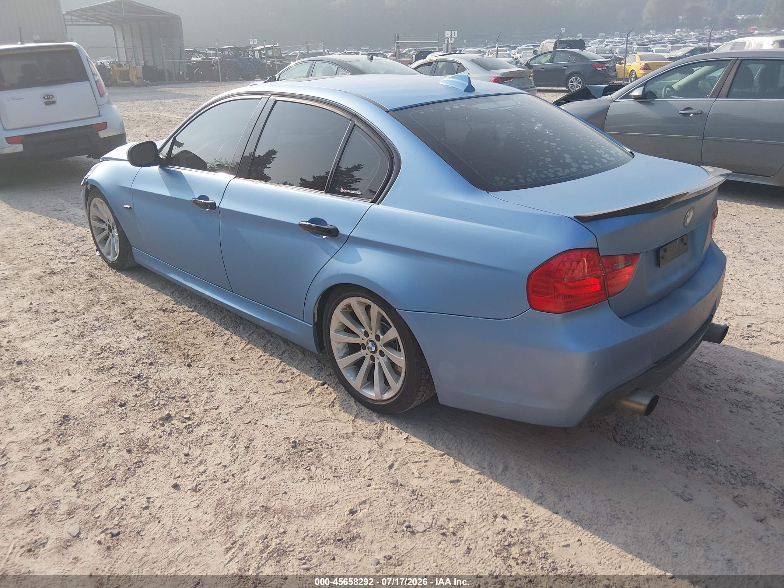 2010 Bmw 335i   Light Blue vin: WBAPM7G57ANL89198