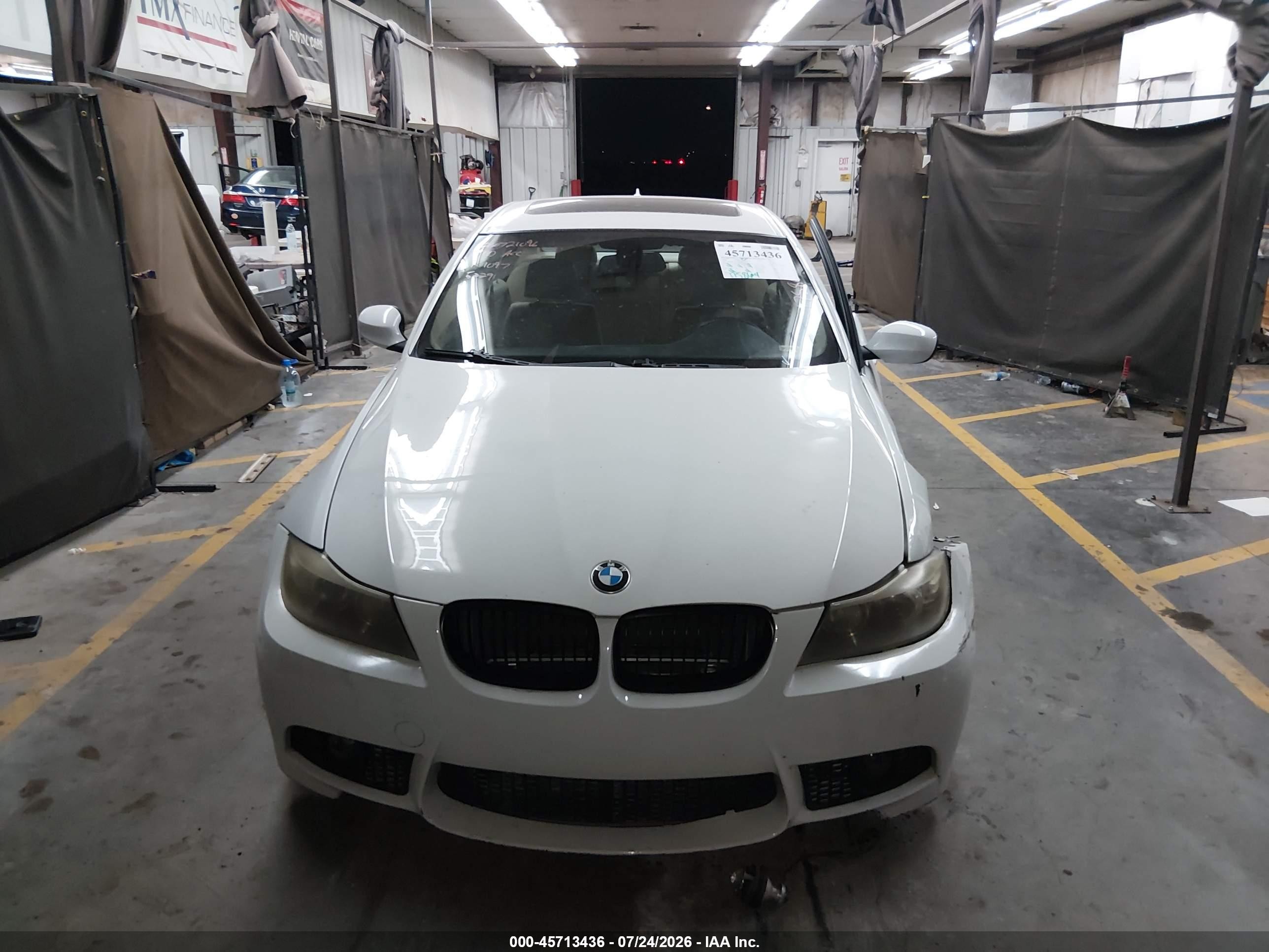 2009 Bmw 335d   White vin: WBAPN73509A265229