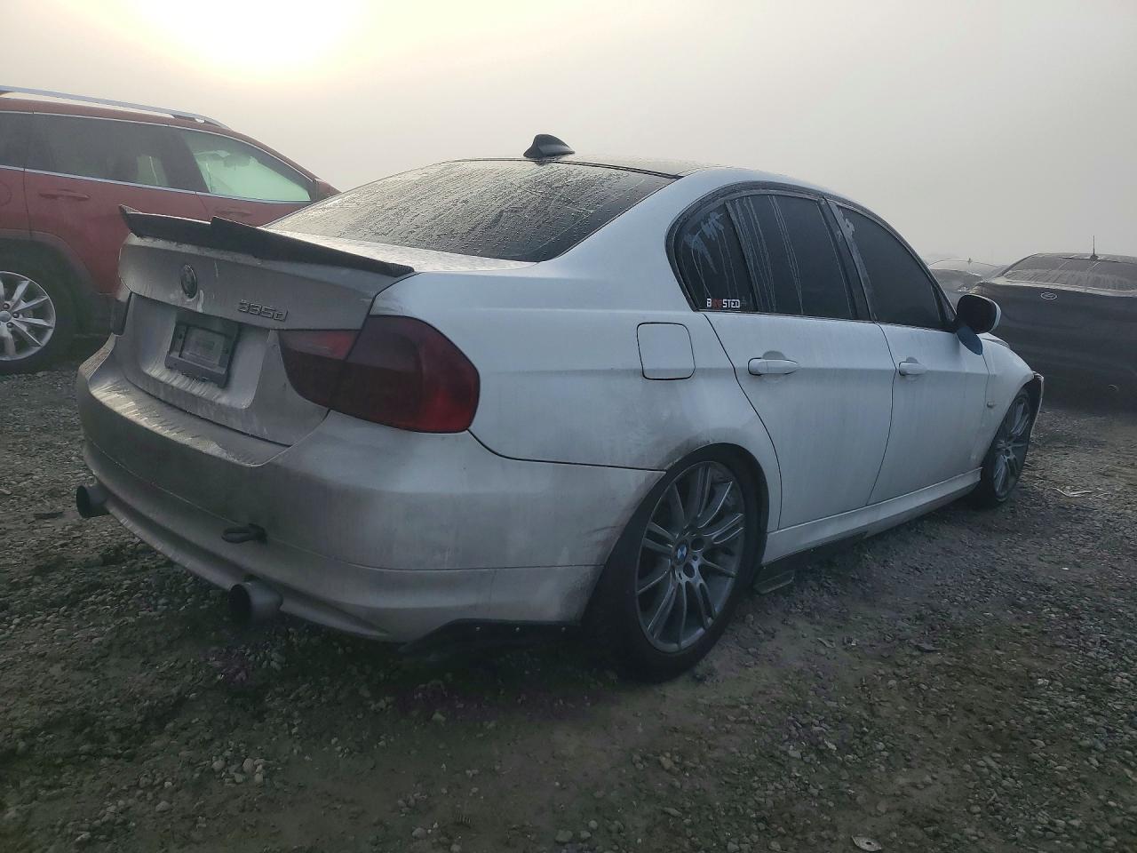 2009 Bmw 335 D White vin: WBAPN73559A265209