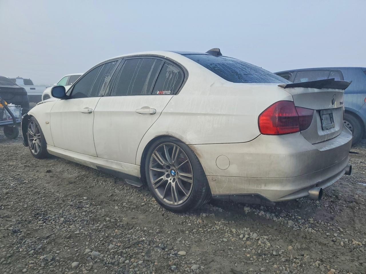 2009 Bmw 335 D White vin: WBAPN73559A265209