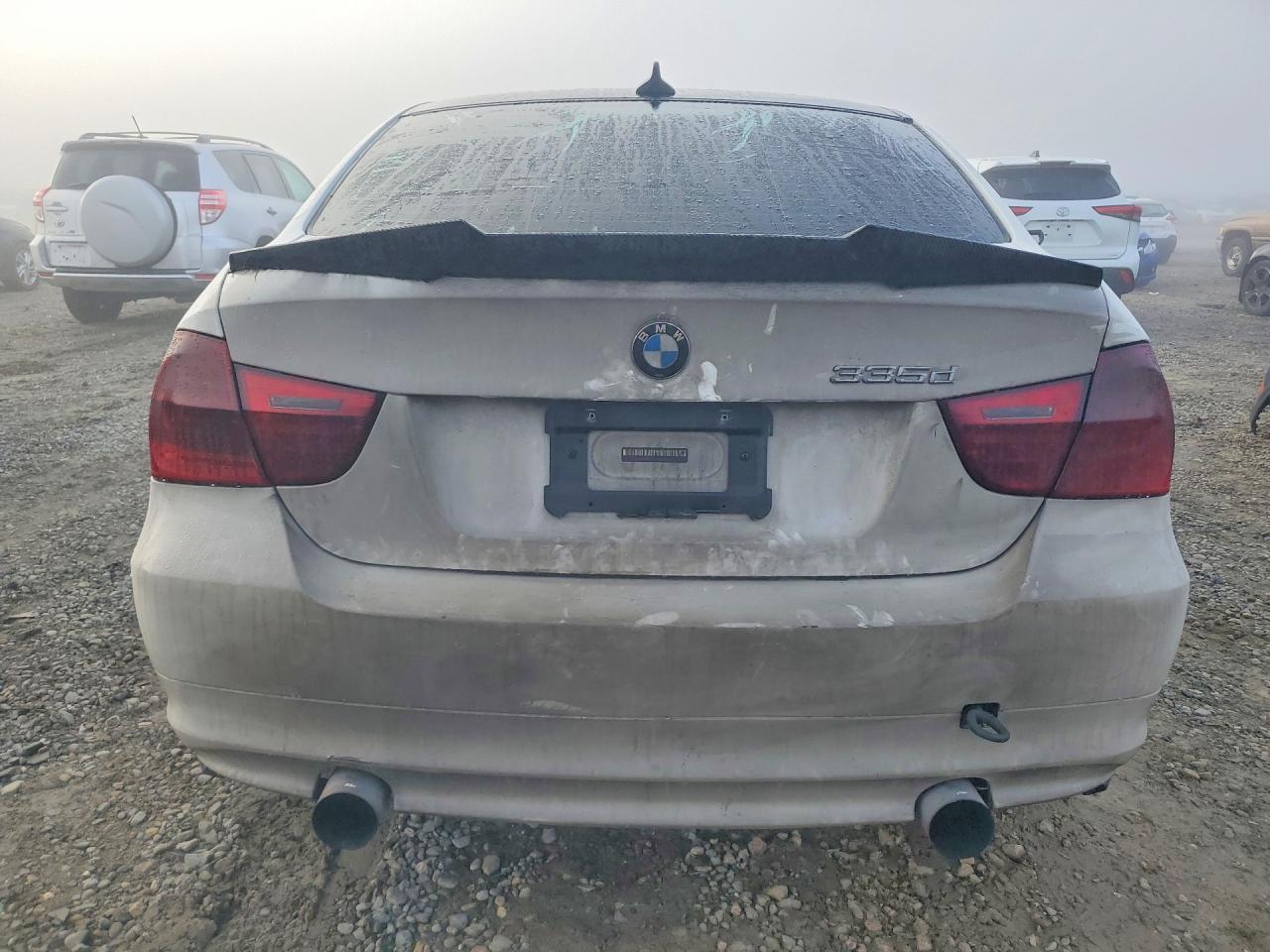 2009 Bmw 335 D White vin: WBAPN73559A265209