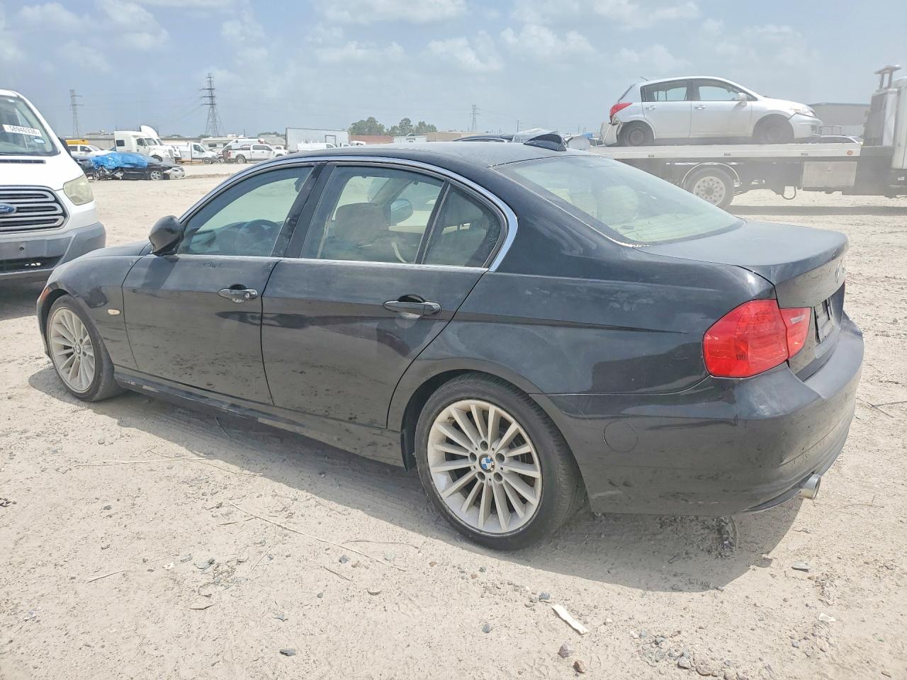 2009 Bmw 335 D Black vin: WBAPN73579A265955
