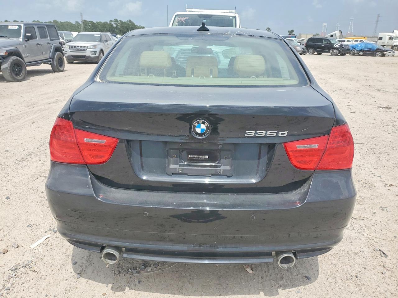 2009 Bmw 335 D Black vin: WBAPN73579A265955